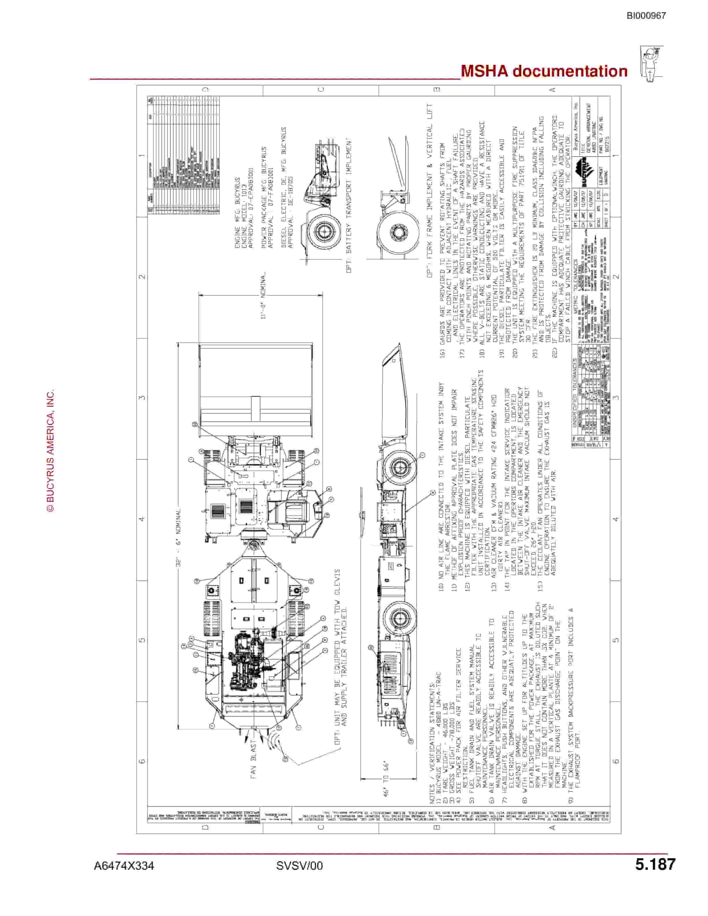 Bucyrus 488D-XP UN-A-TRAC Operation And Maintenance Manual BI000967-5
