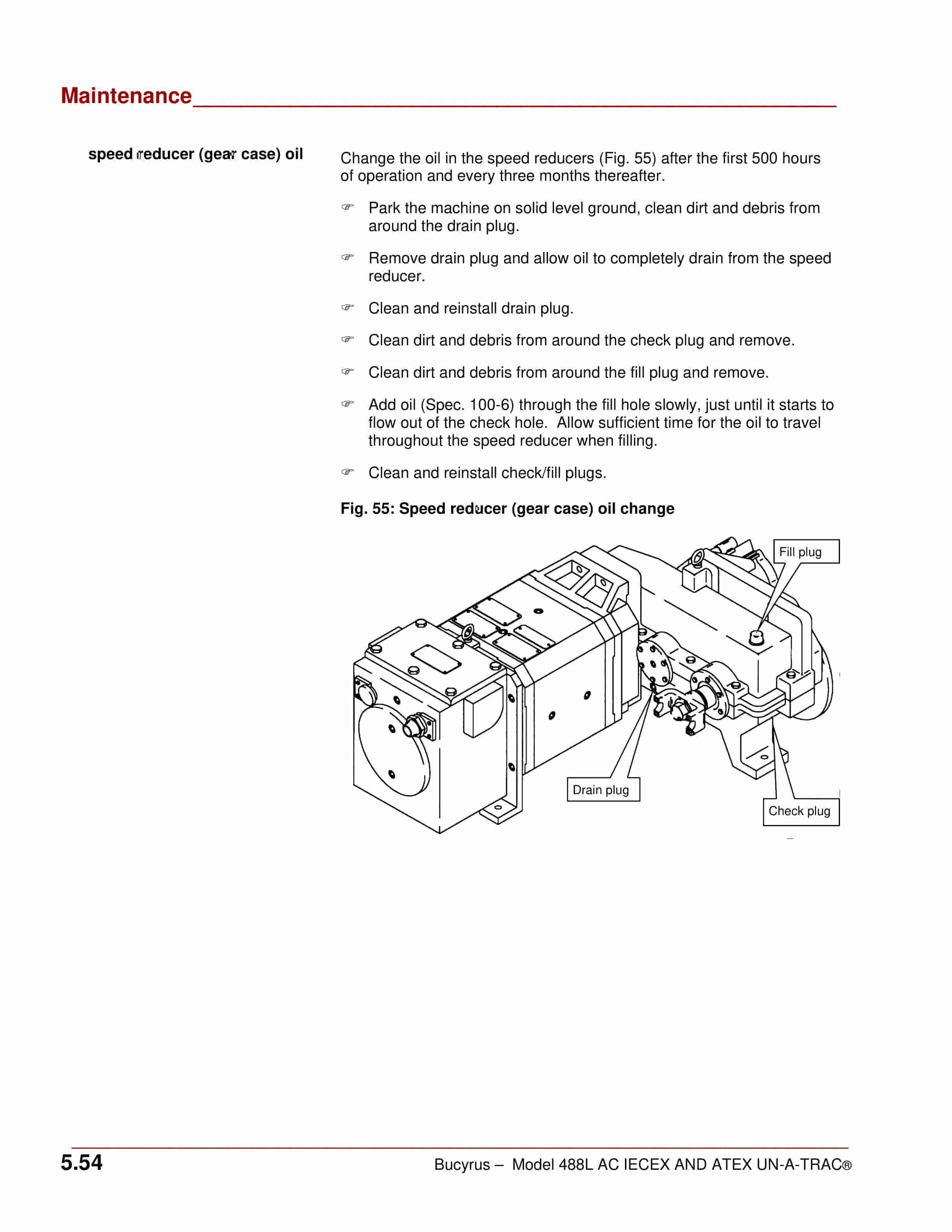 Bucyrus 488L AC IECEX And ATEX UN-A-TRAC Operation And Maintenance Manual A6474X342 3 Bucyrus 488L AC IECEX And ATEX UN-A-TRAC Operation And Maintenance Manual A6474X342 - Image 3