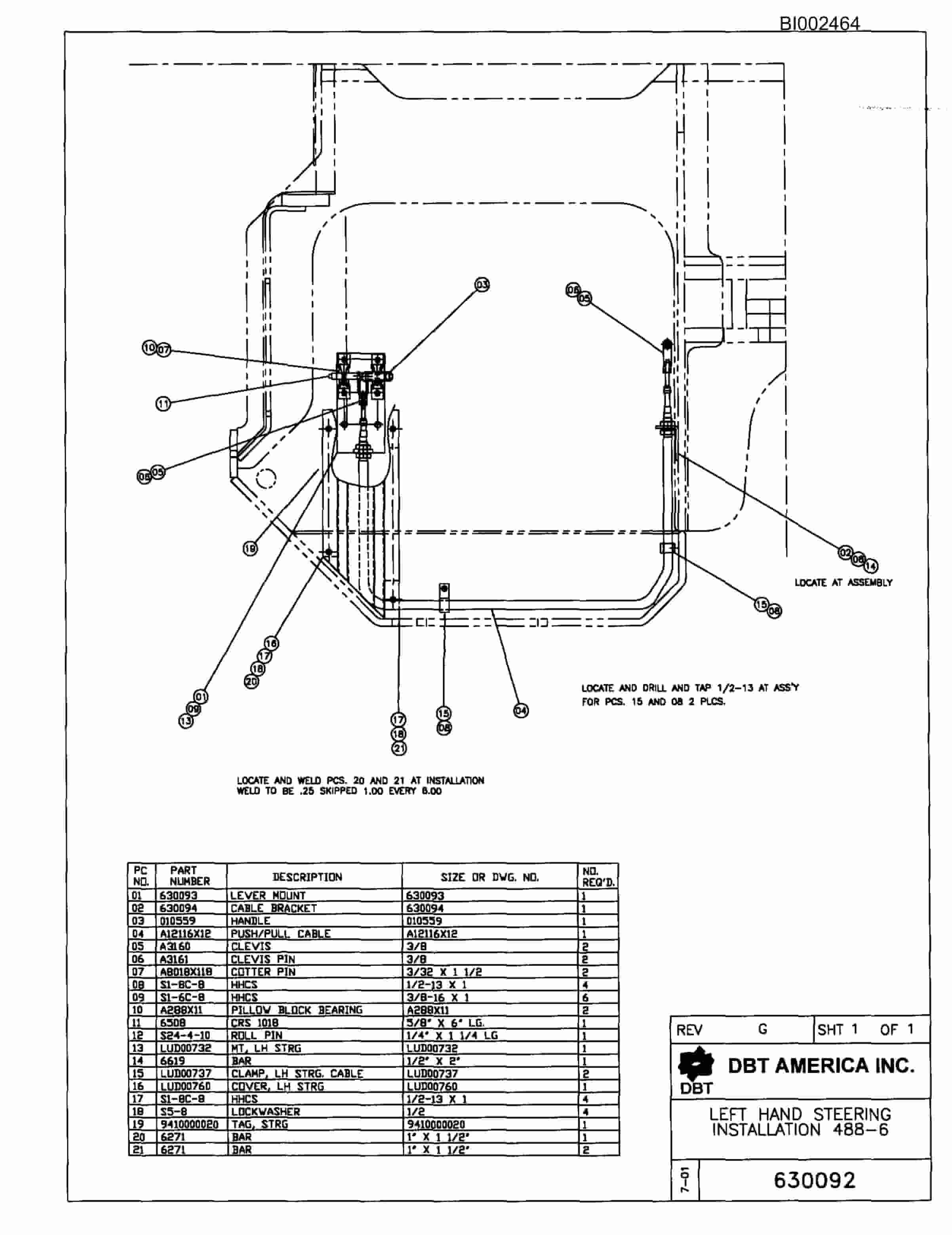 Bucyrus 488L Parts Catalog BI002464-4