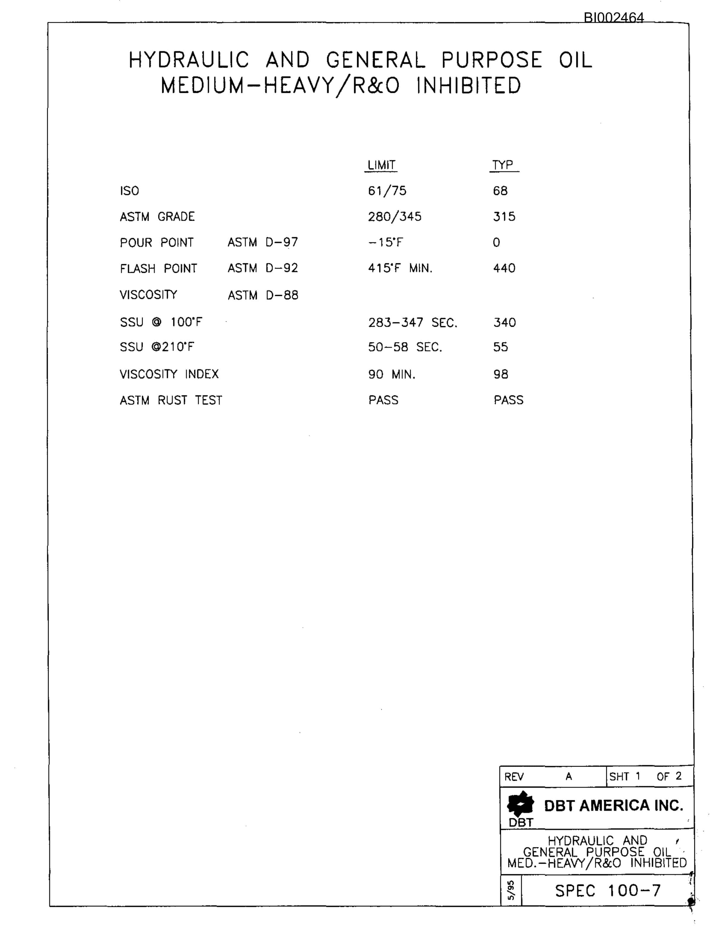 Bucyrus 488L Parts Catalog BI002464-5