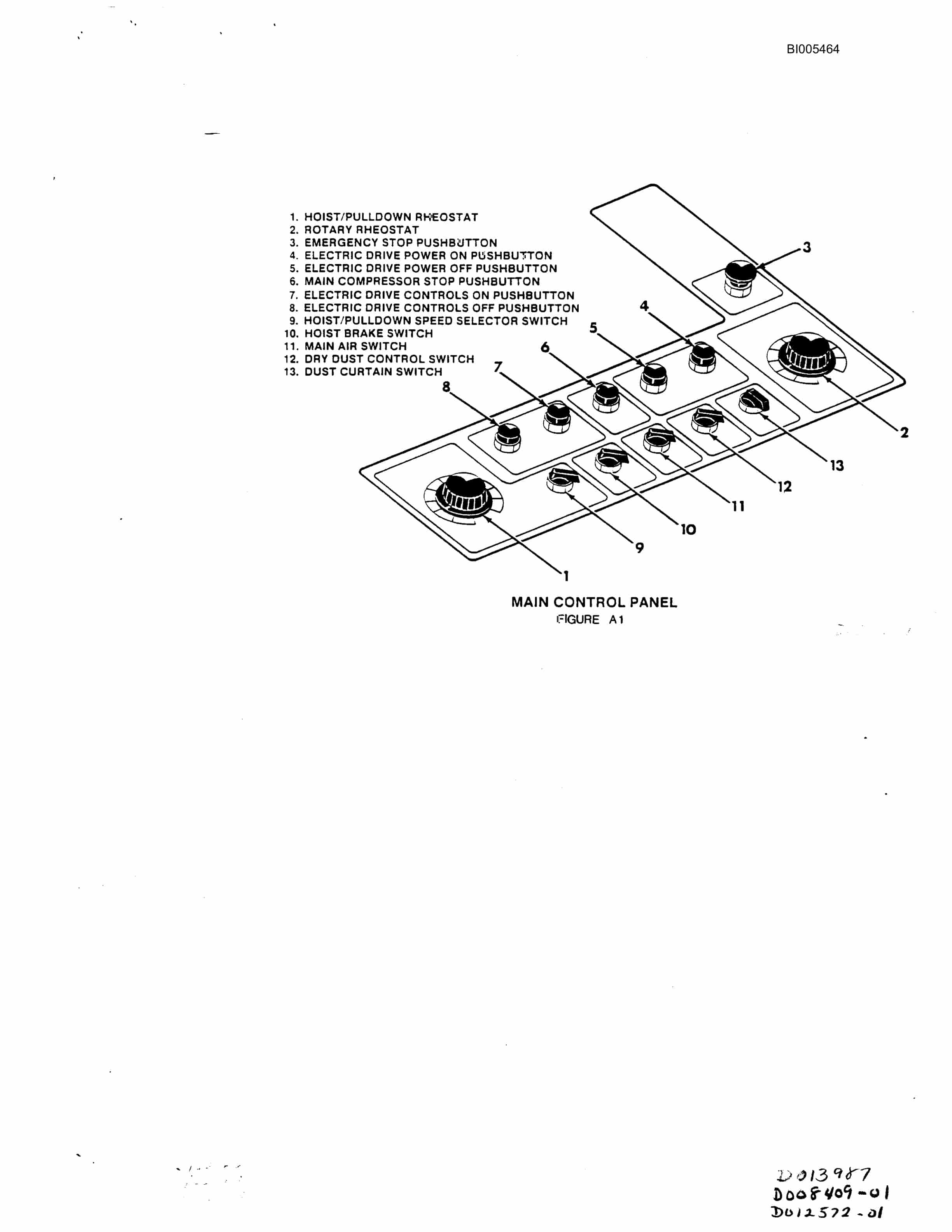 Bucyrus 49R, 49RH Electric Blast Hole Drill Technical Manual BI005464-5