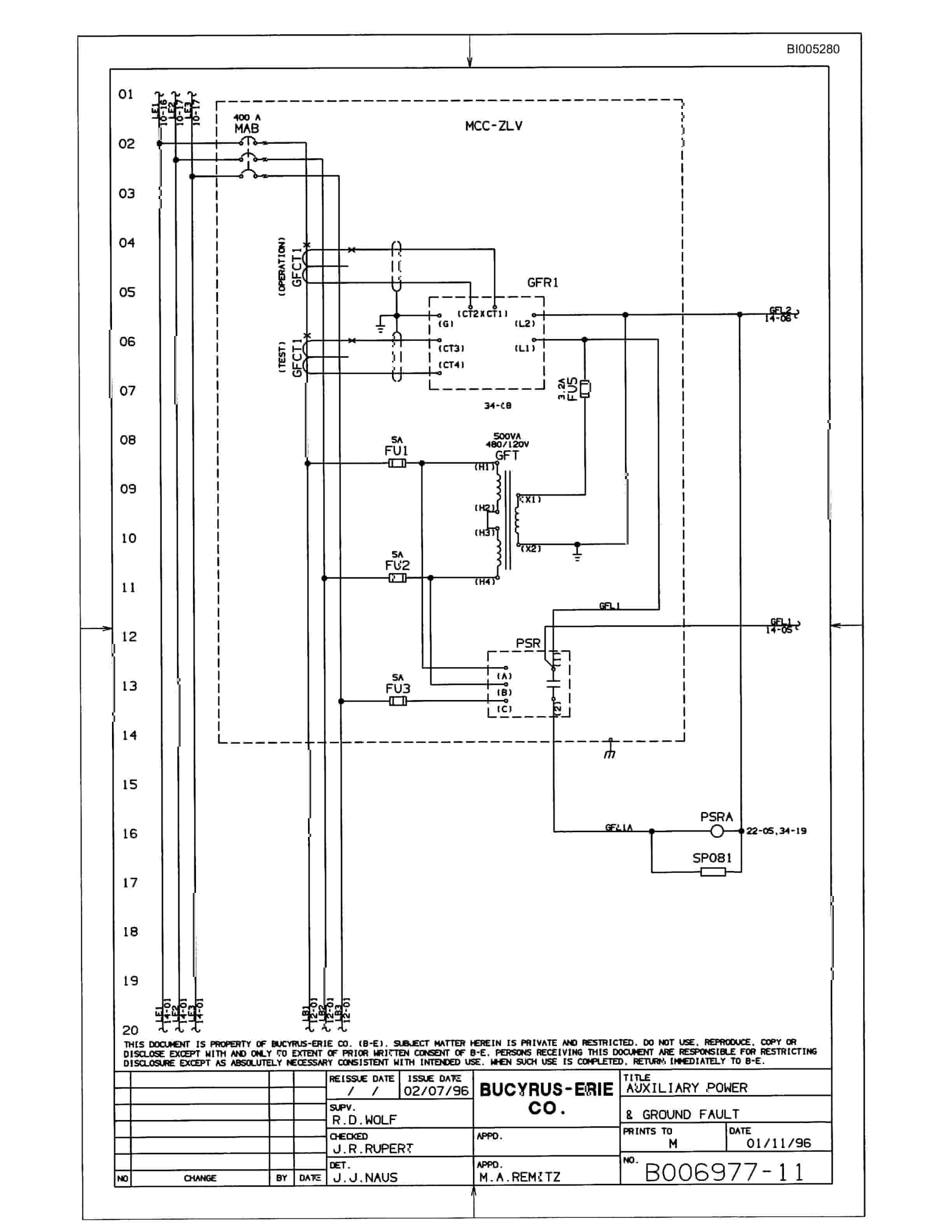 Bucyrus 49R3 Drill Parts Catalog BI005280-5