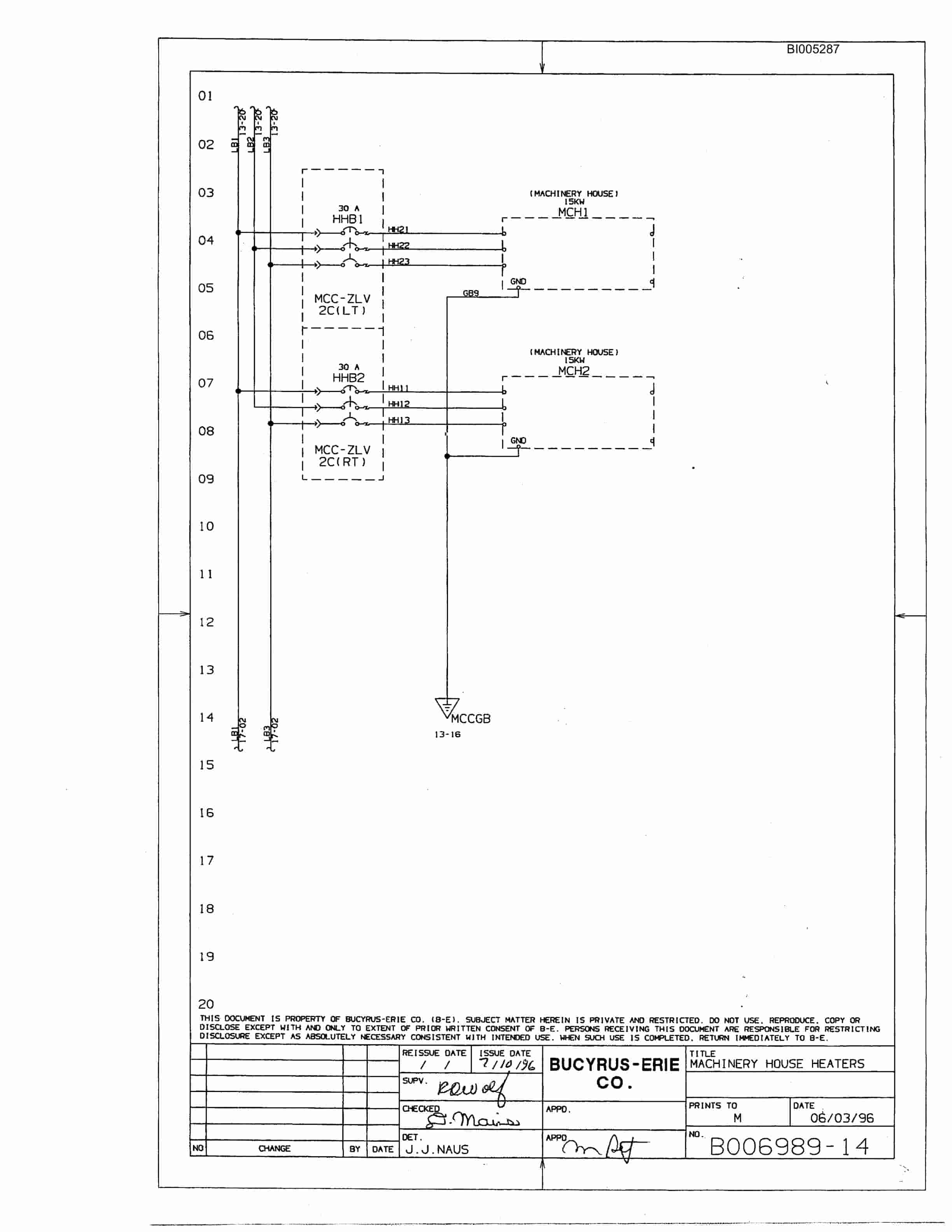 Bucyrus 49R3 Drill Parts Catalog BI005287-5