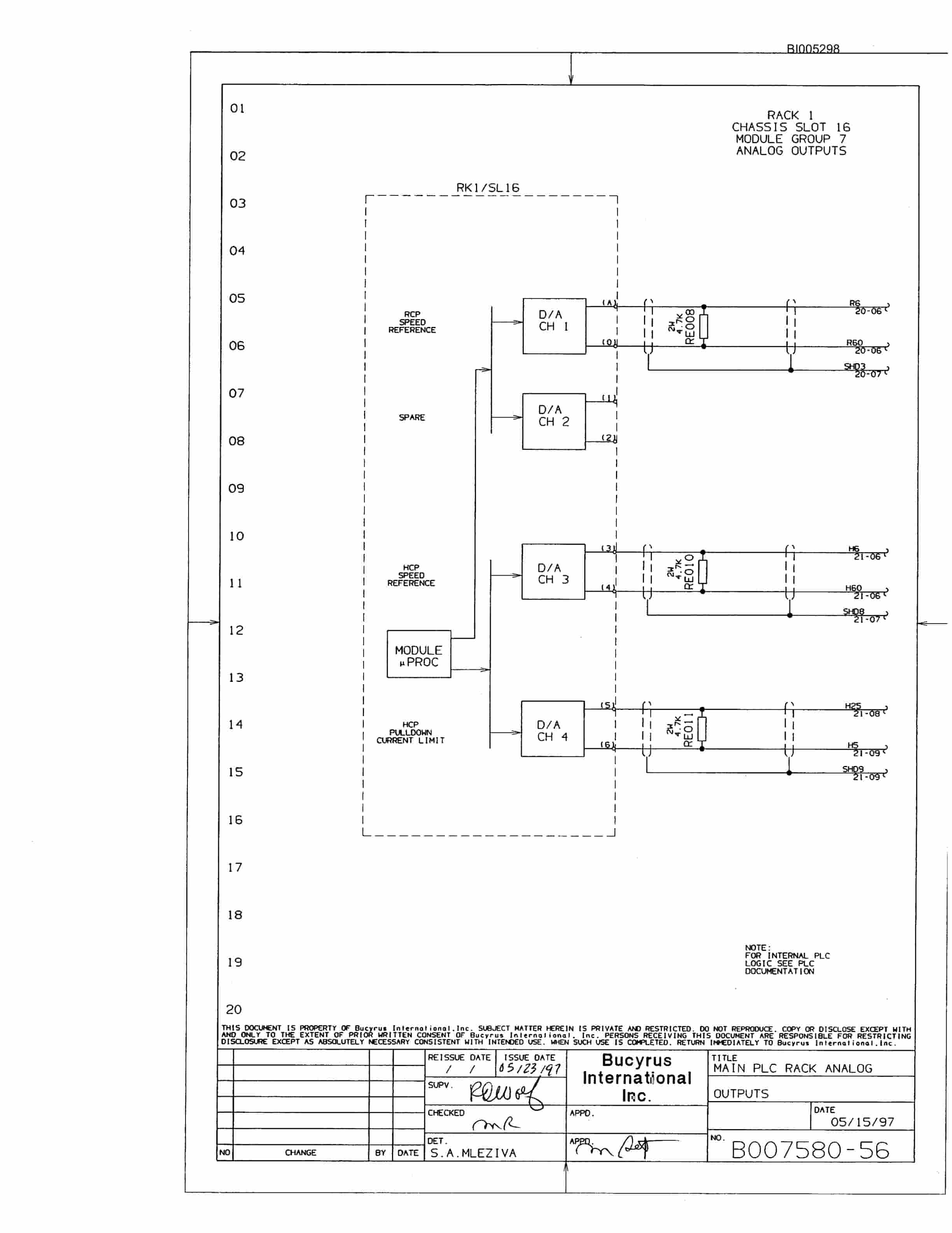 Bucyrus 49R3 Drill Parts Catalog BI005298-5