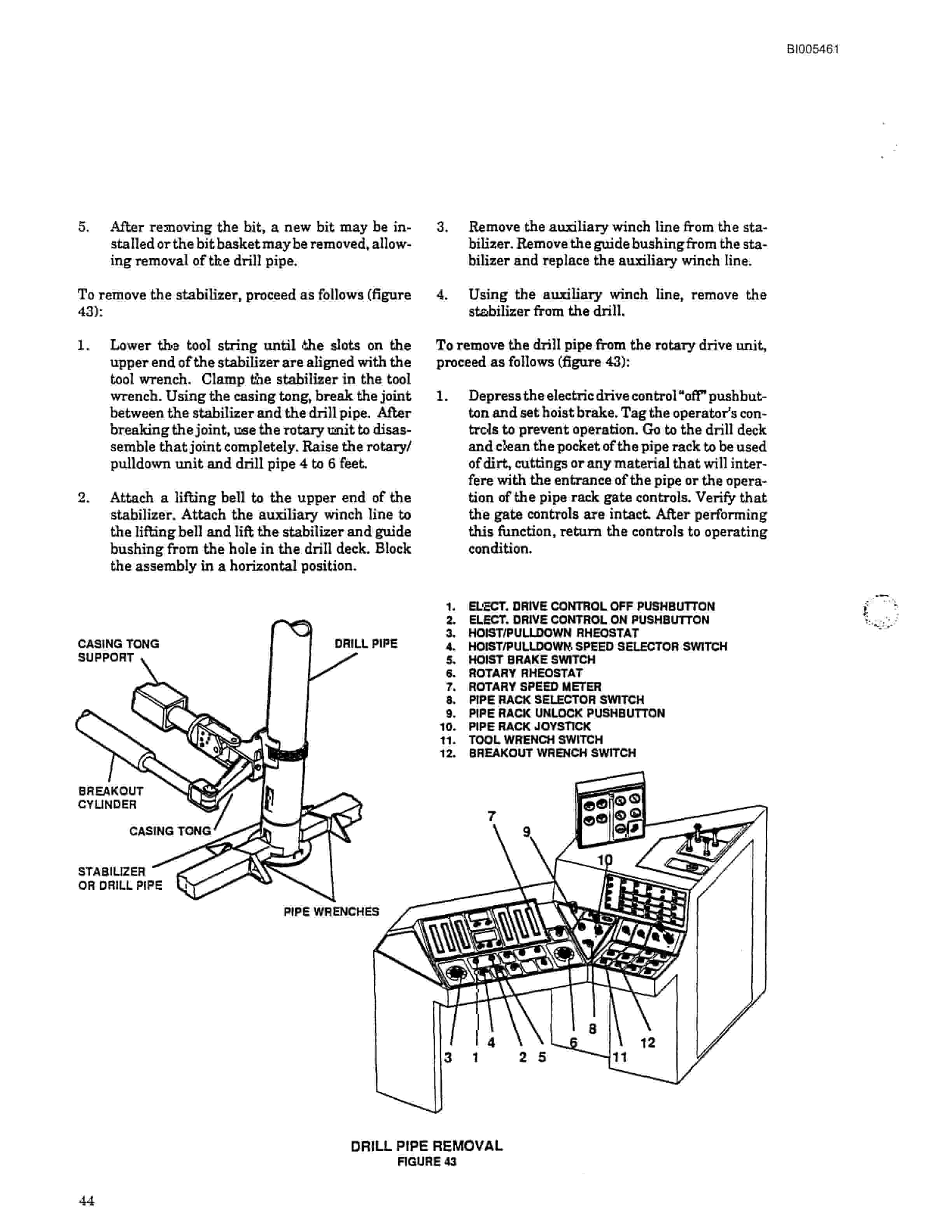 Bucyrus 49RH Blast Hole Drill Technical Manual BI005461-3