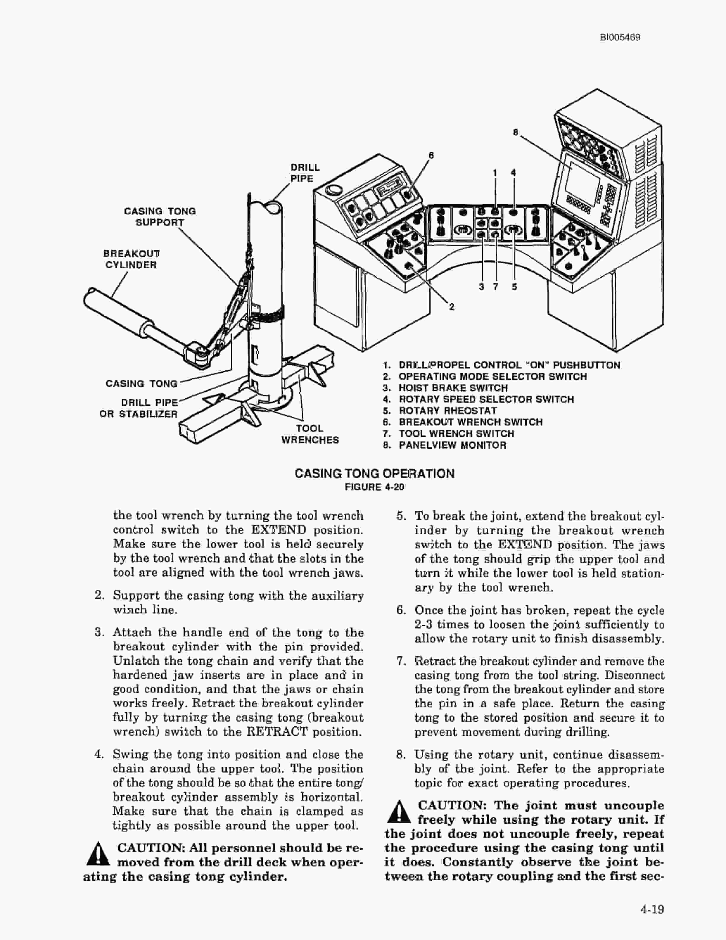 Bucyrus 49RII Diesel, Electric Blast Hole Drill Technical Manual BI005469-3