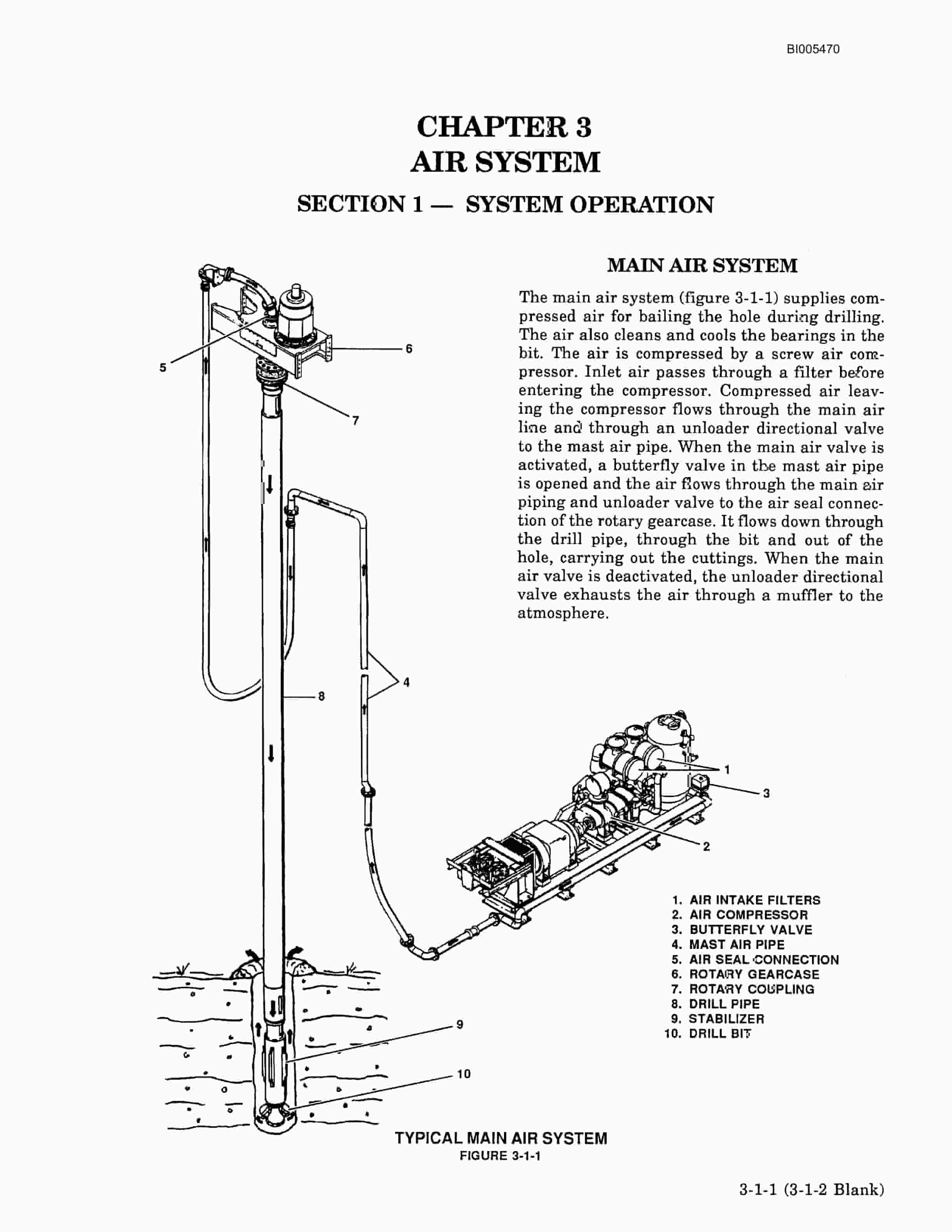 Bucyrus 49RII Diesel, Electric Blast Hole Drill Technical Manual BI005470-2
