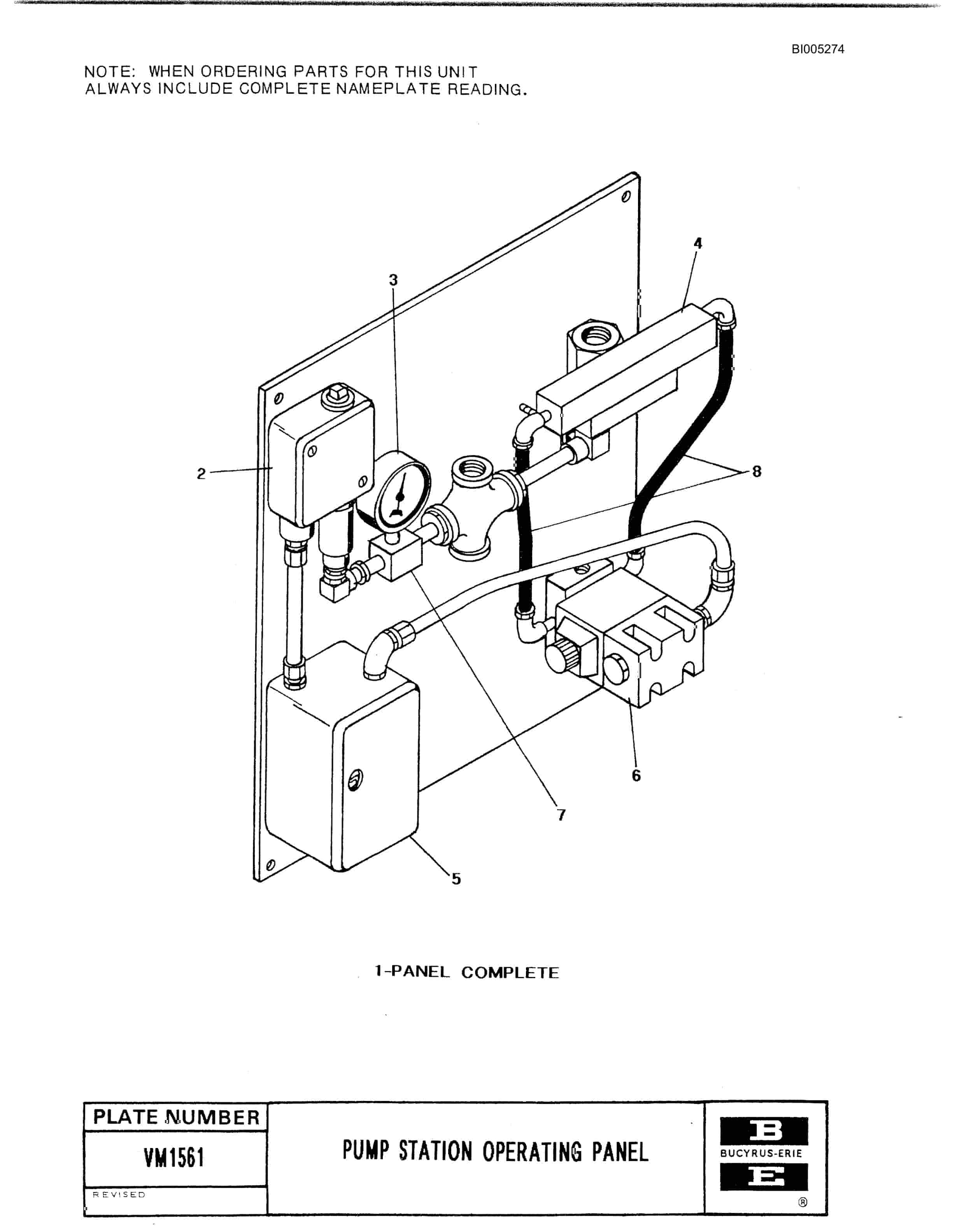 Bucyrus 49RII Drill Parts Catalog BI005274-4