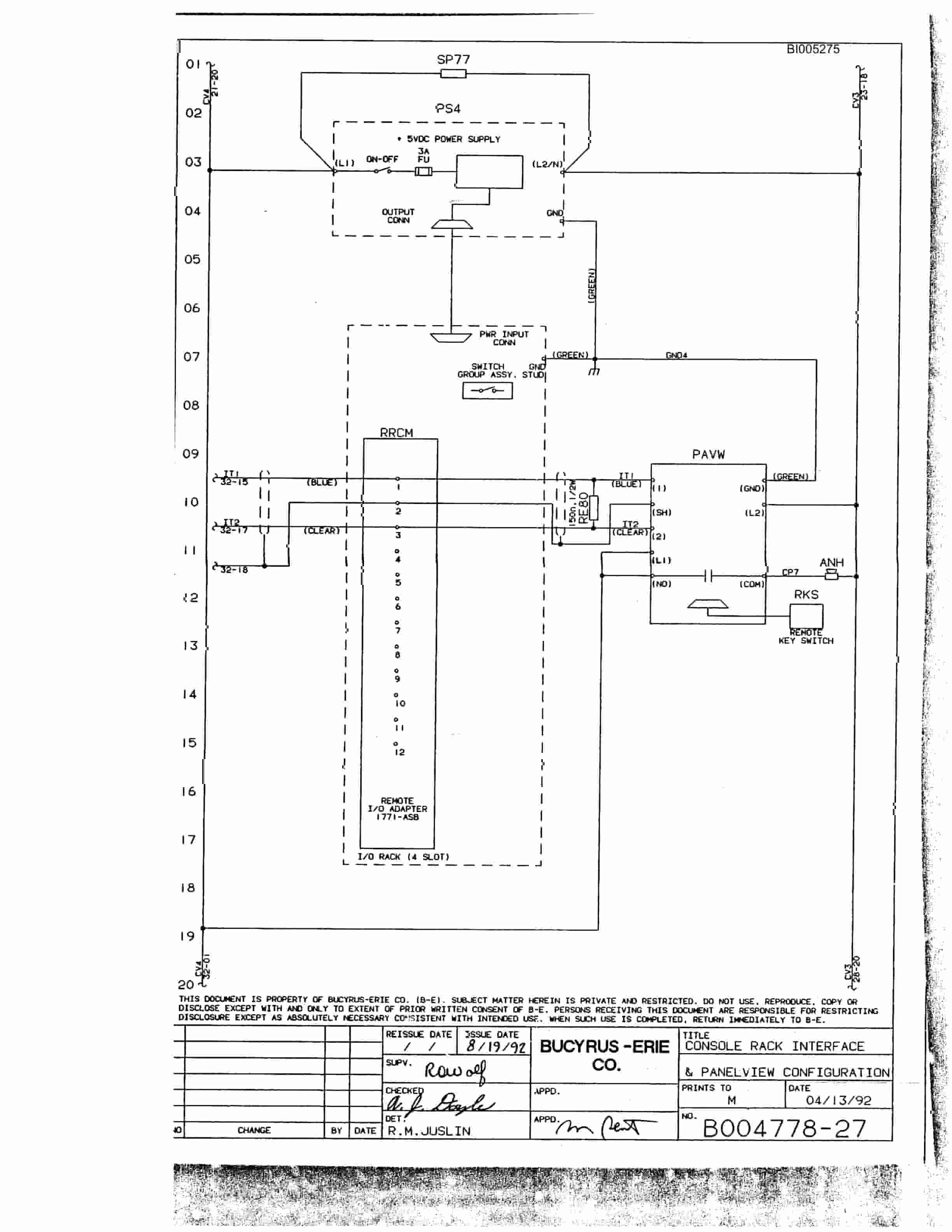 Bucyrus 49RII Drill Parts Catalog BI005275-5