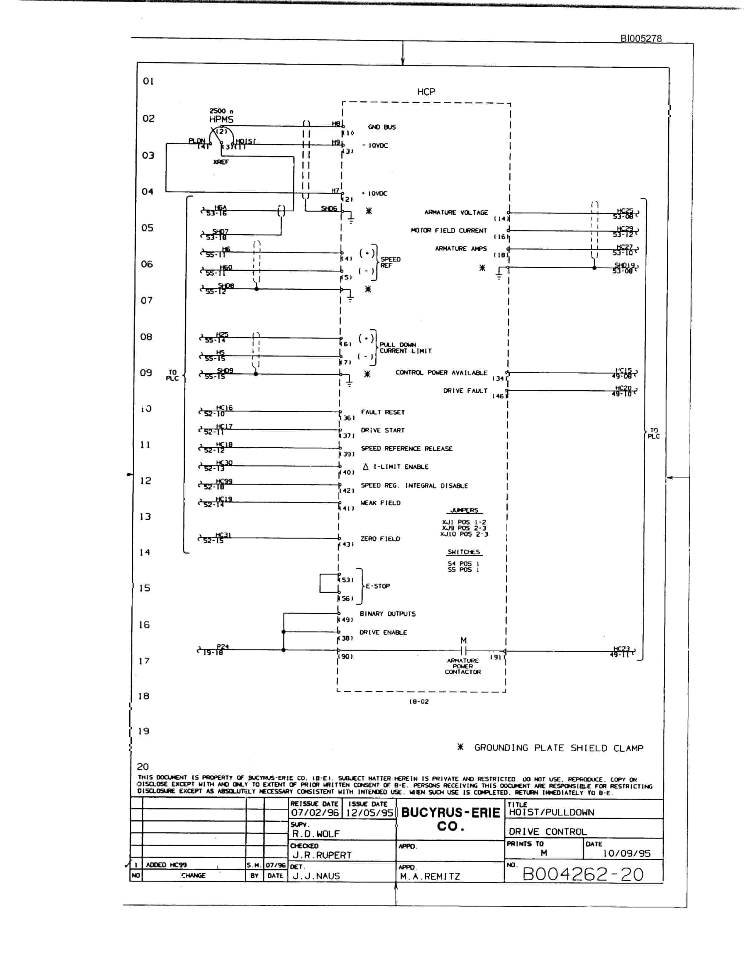 Bucyrus 49RII Drill Parts Catalog BI005278-5