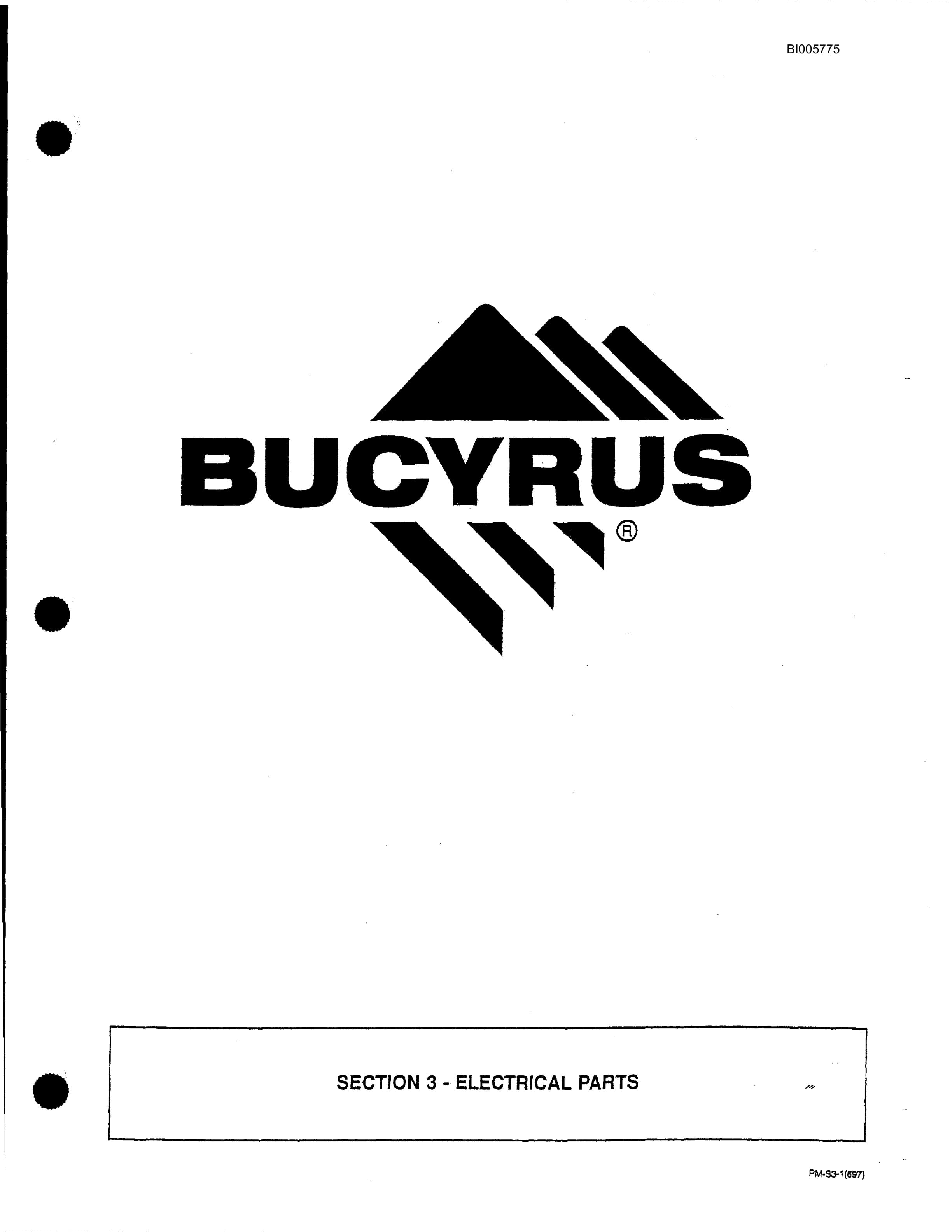 Bucyrus 49RII Electric Blast Hole Drill Technical Manual BI005775-4