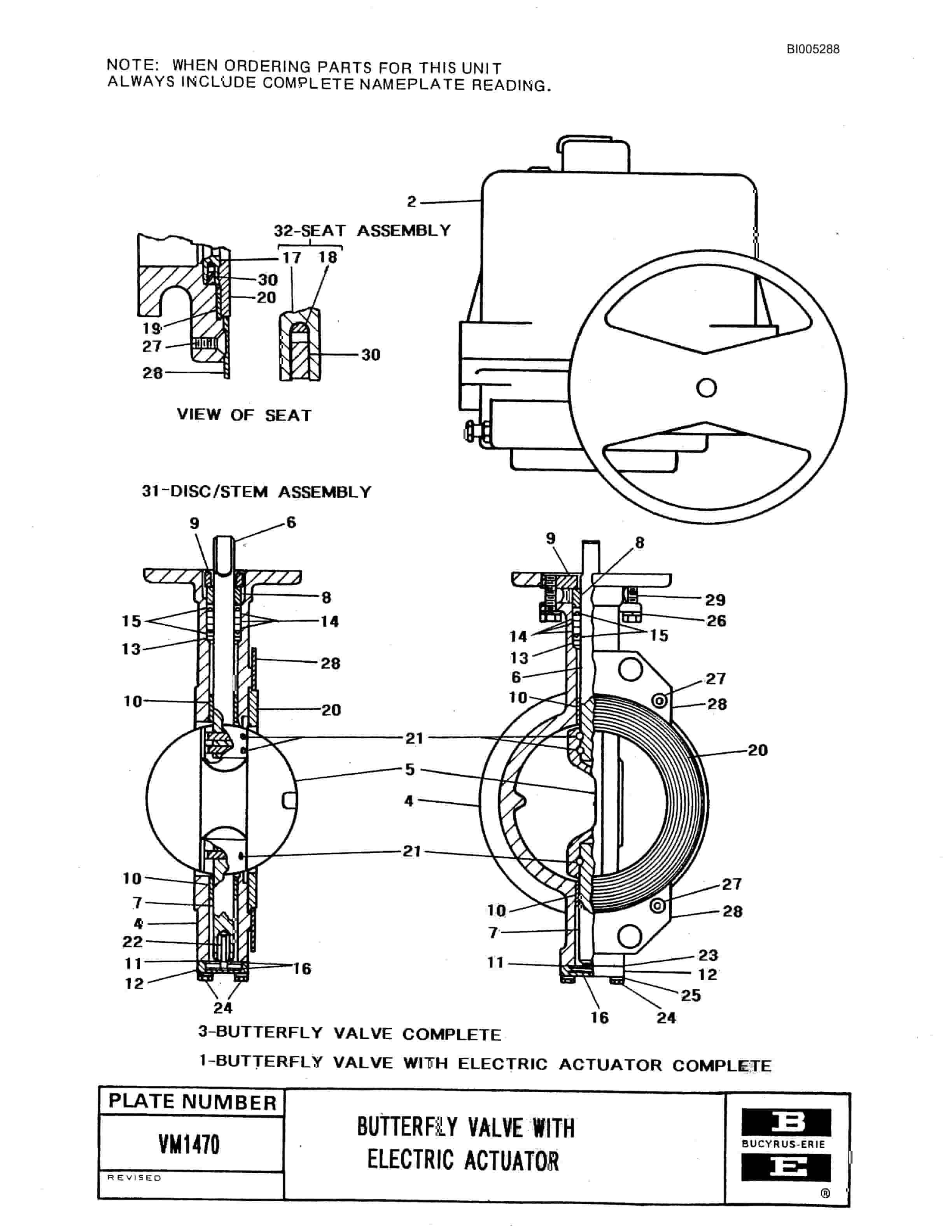 Bucyrus 49RIII Electric Blast Hole Drill Parts Catalog BI005288-2