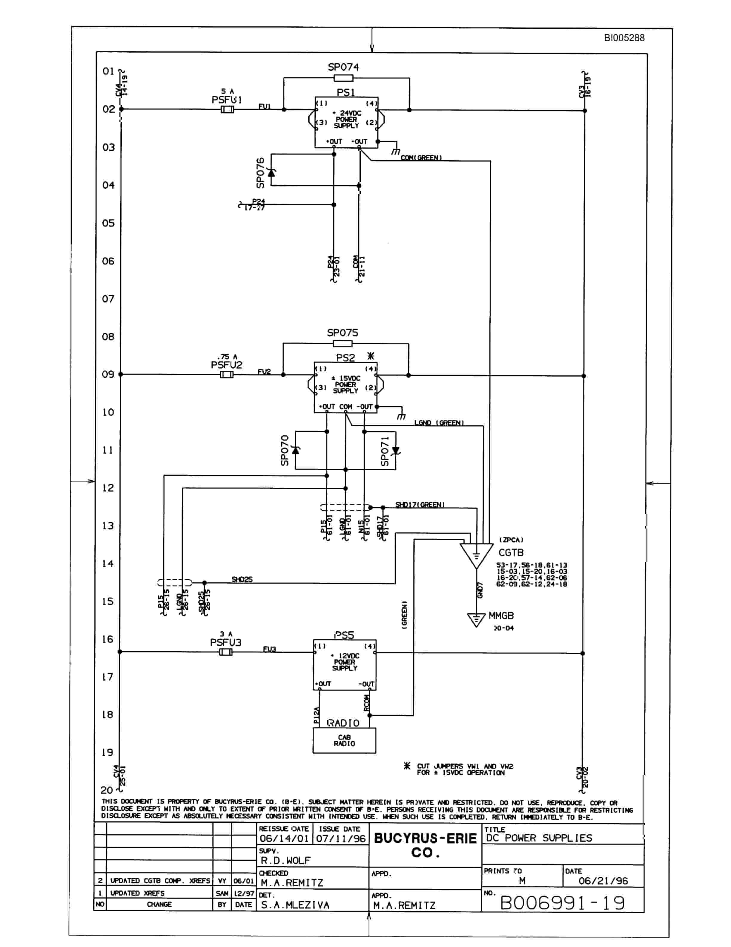 Bucyrus 49RIII Electric Blast Hole Drill Parts Catalog BI005288-5