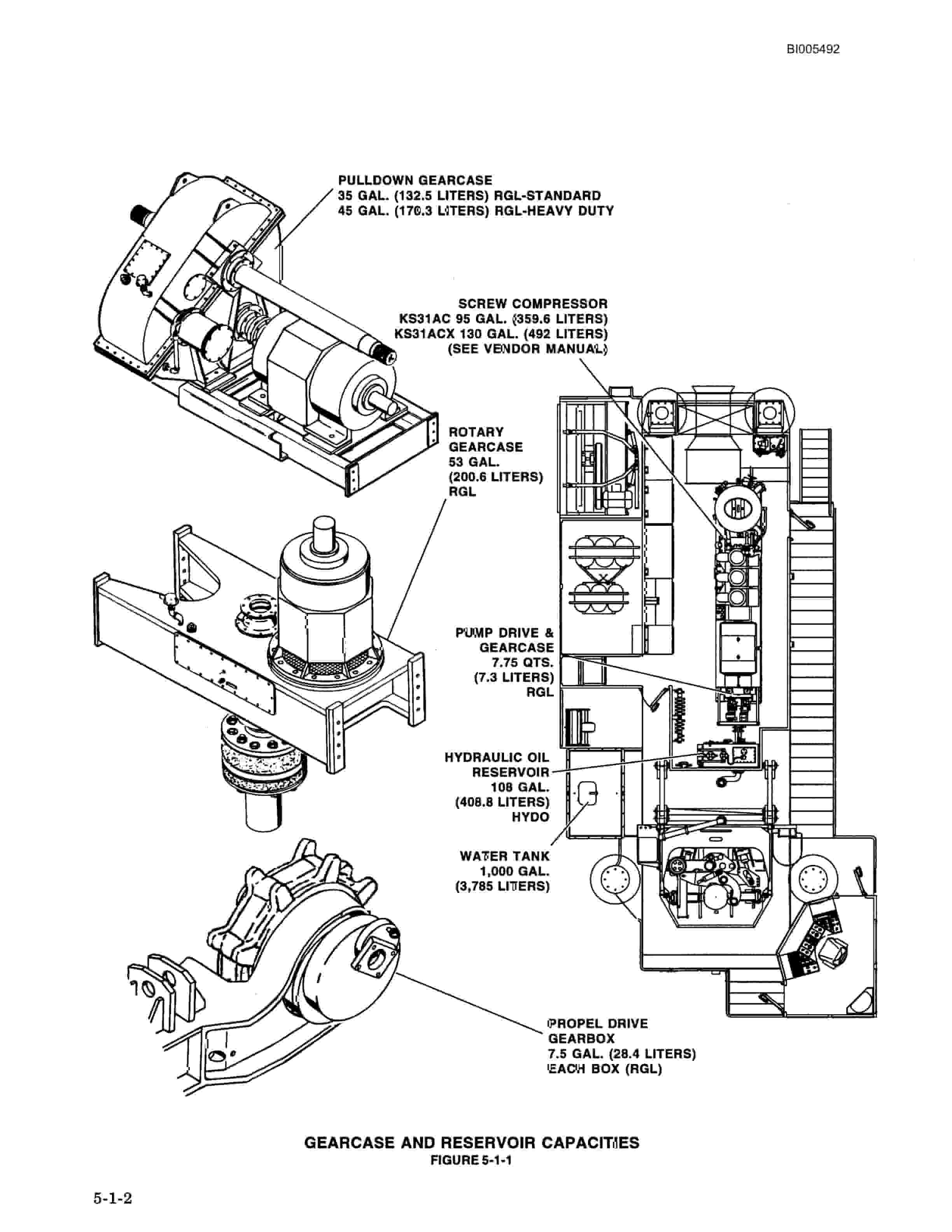 Bucyrus 49RIII Rotary Blast Hole Drill Technical Manual BI005492-2