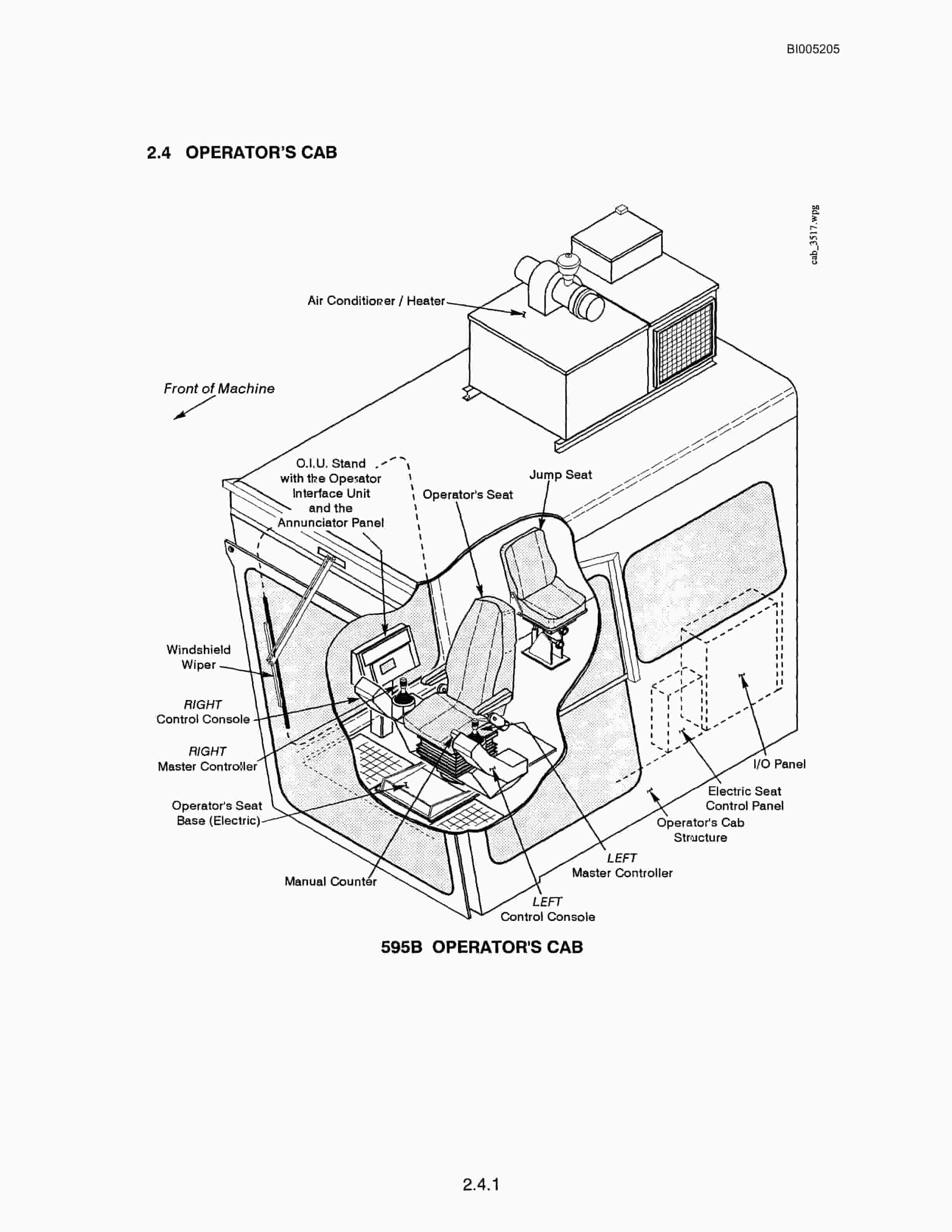 Bucyrus 595B Mining Shovle Electrical Parts Catalog BI005205-3