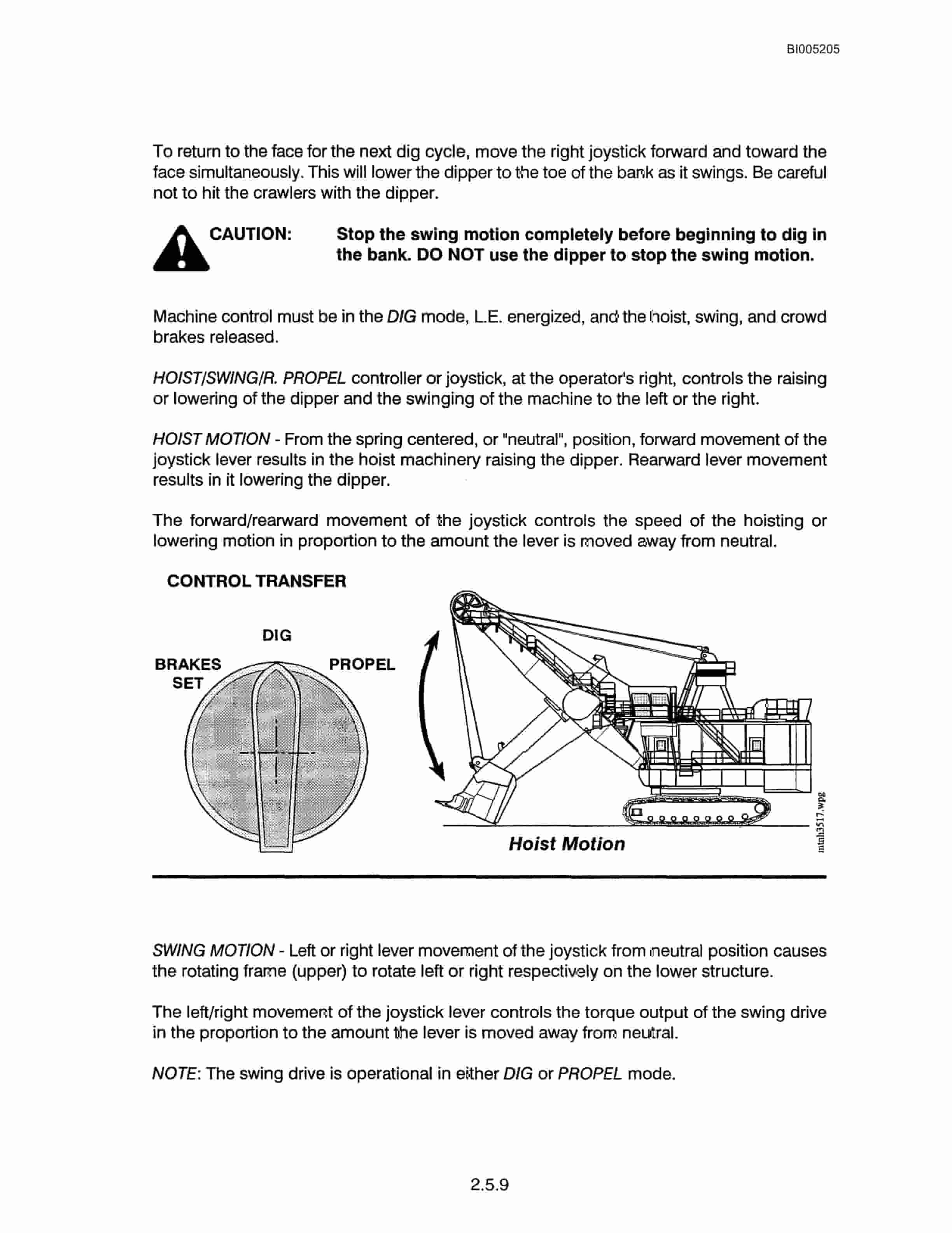 Bucyrus 595B Mining Shovle Electrical Parts Catalog BI005205-5