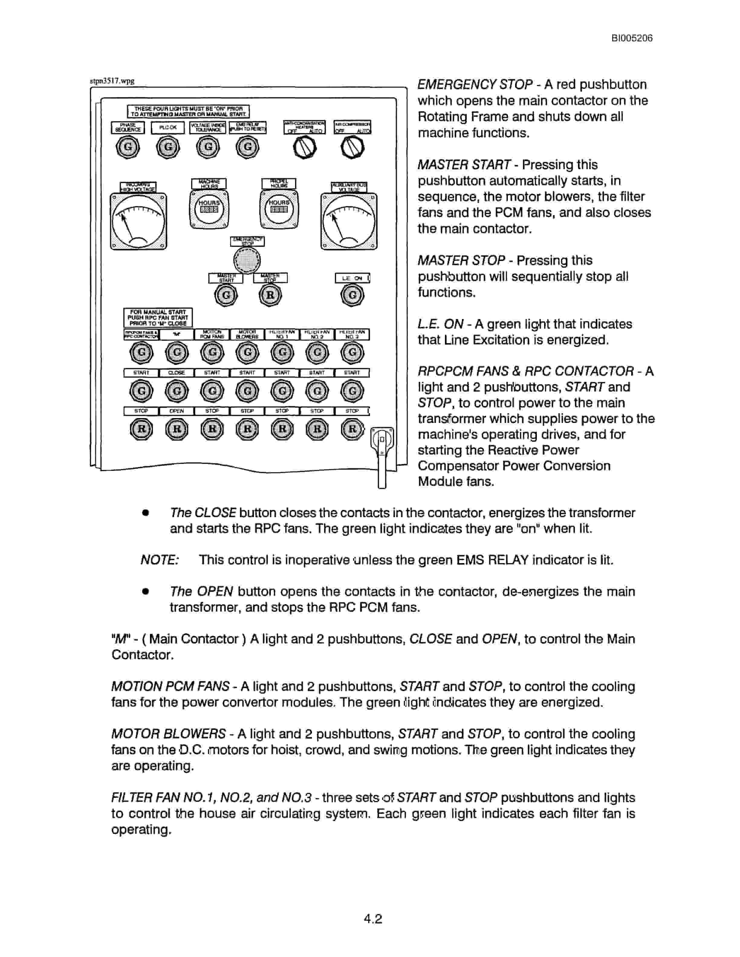 Bucyrus 595B Mining Shovle Electrical Technical Manual BI005206-3