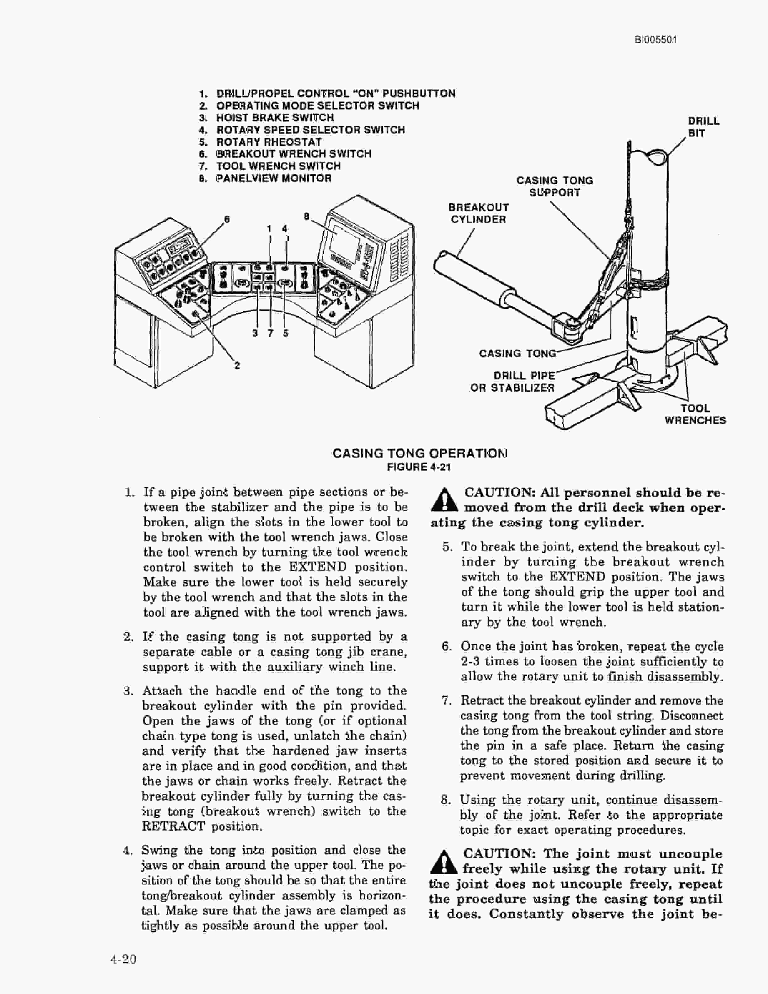 Bucyrus 59R Electric Blast Hole Drill Technical Manual BI005501-2