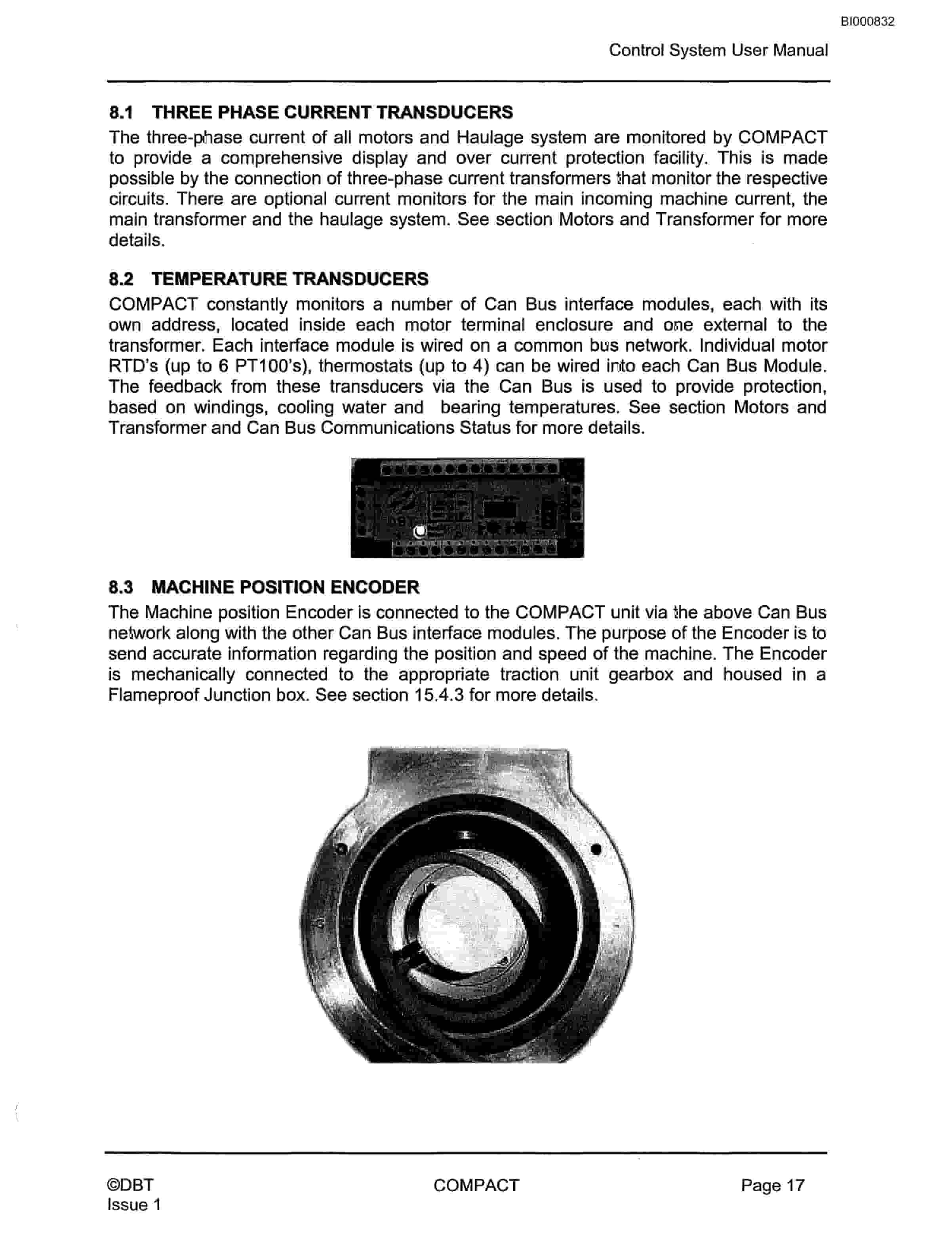 Bucyrus 6 Compact Machine Control System Technical Manual BI000832-3