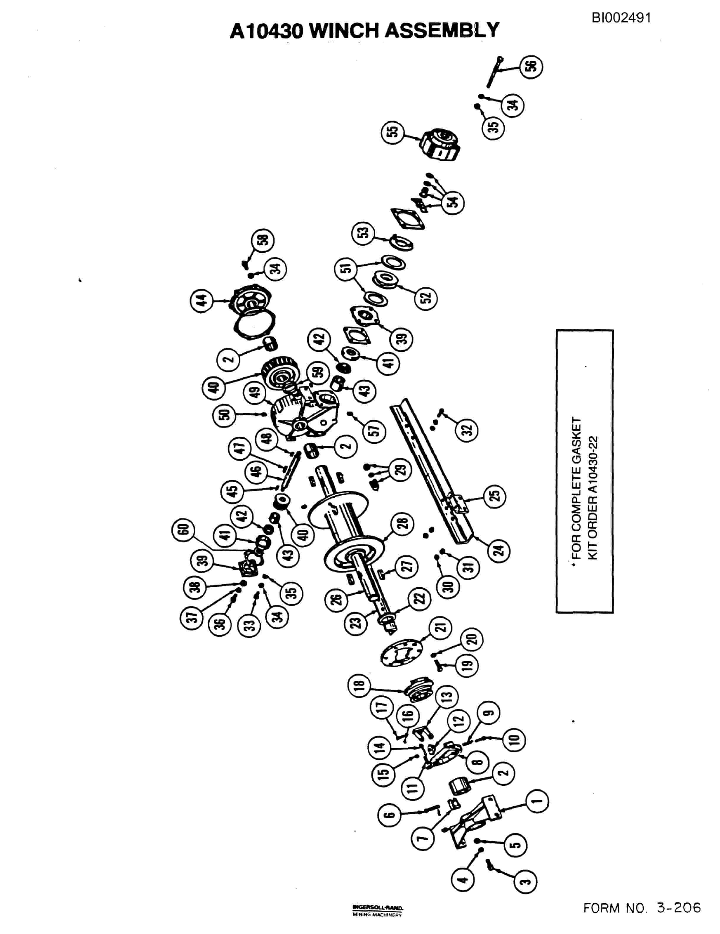 Bucyrus 601 Parts Catalog BI002491-4