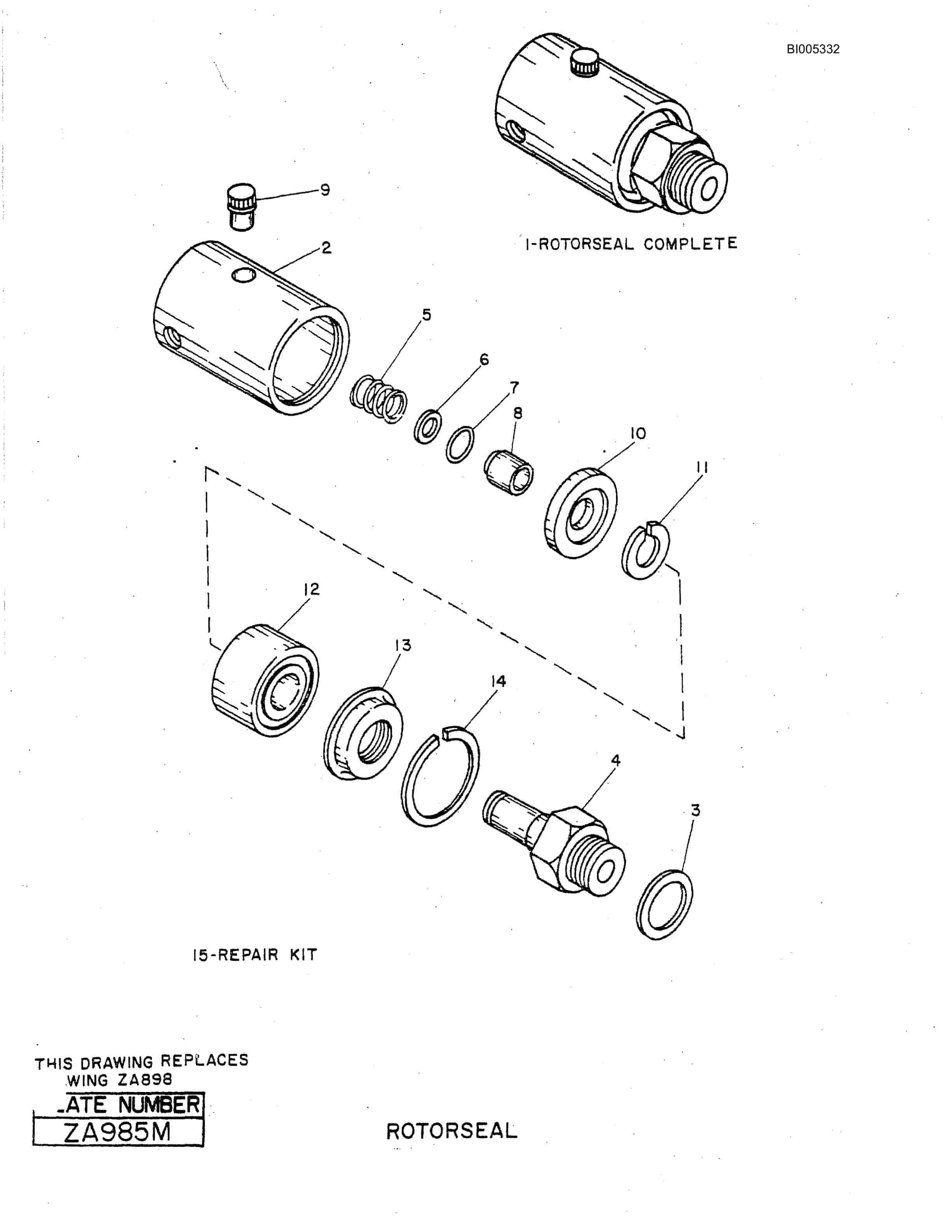 Bucyrus 60R, 61R Drill Parts Catalog BI005332-2