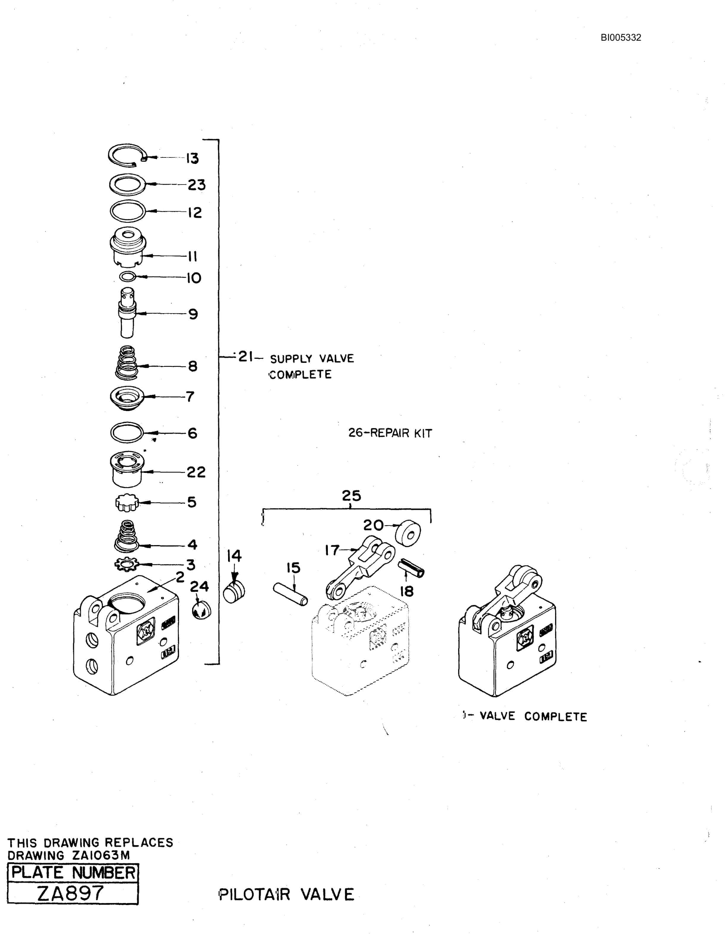 Bucyrus 60R, 61R Drill Parts Catalog BI005332-3