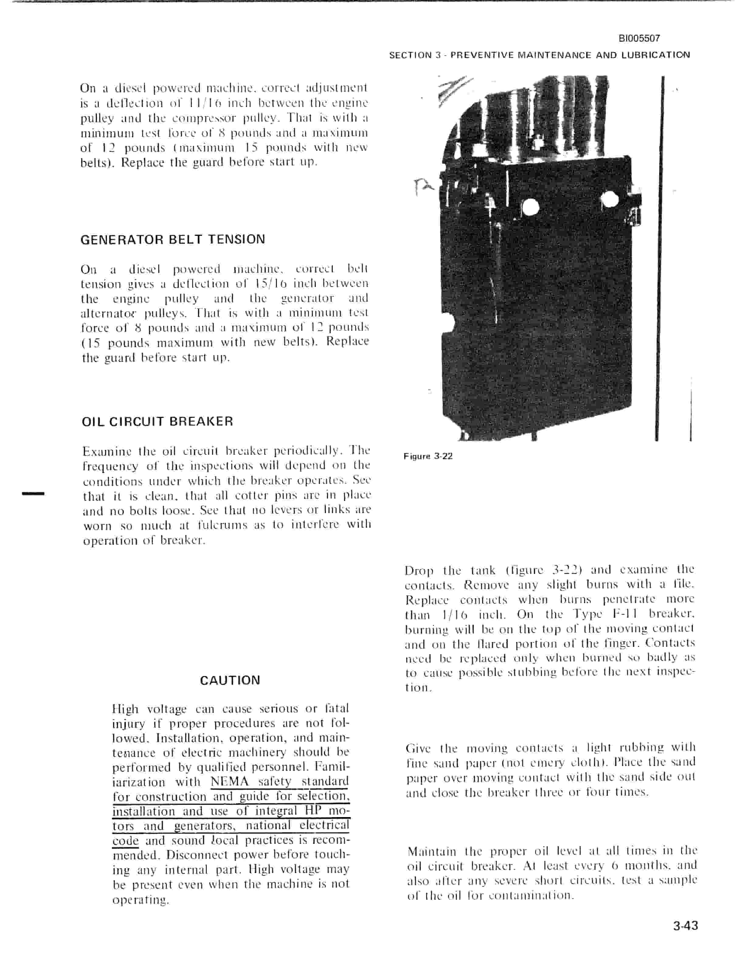 Bucyrus 60R, 61R Rotary Drill Series II Technical Manual BI005507-3