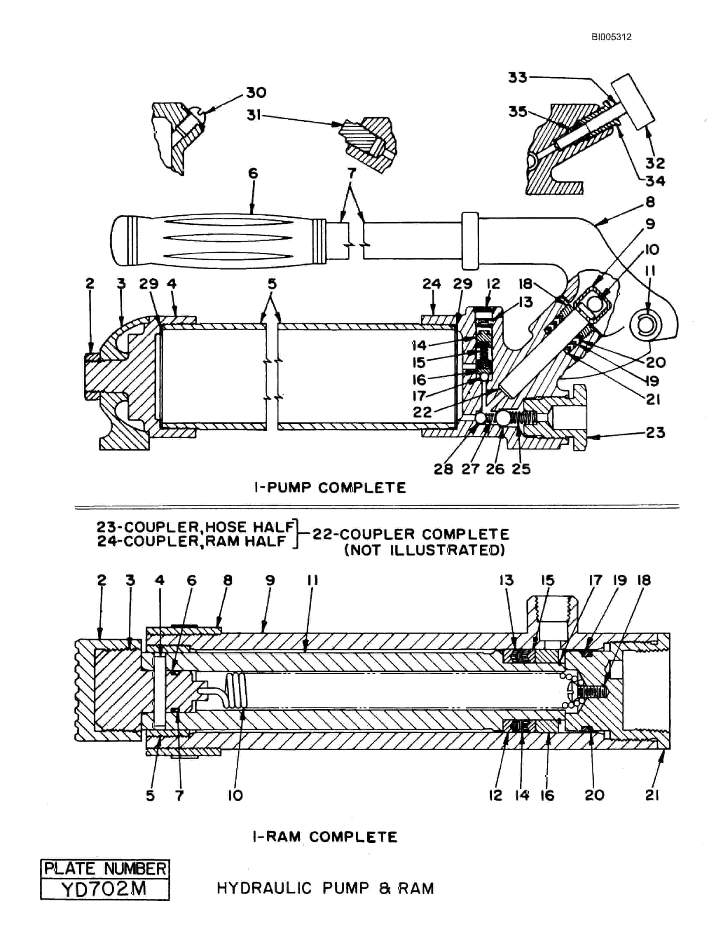 Bucyrus 60R Drill Parts Catalog BI005312-3