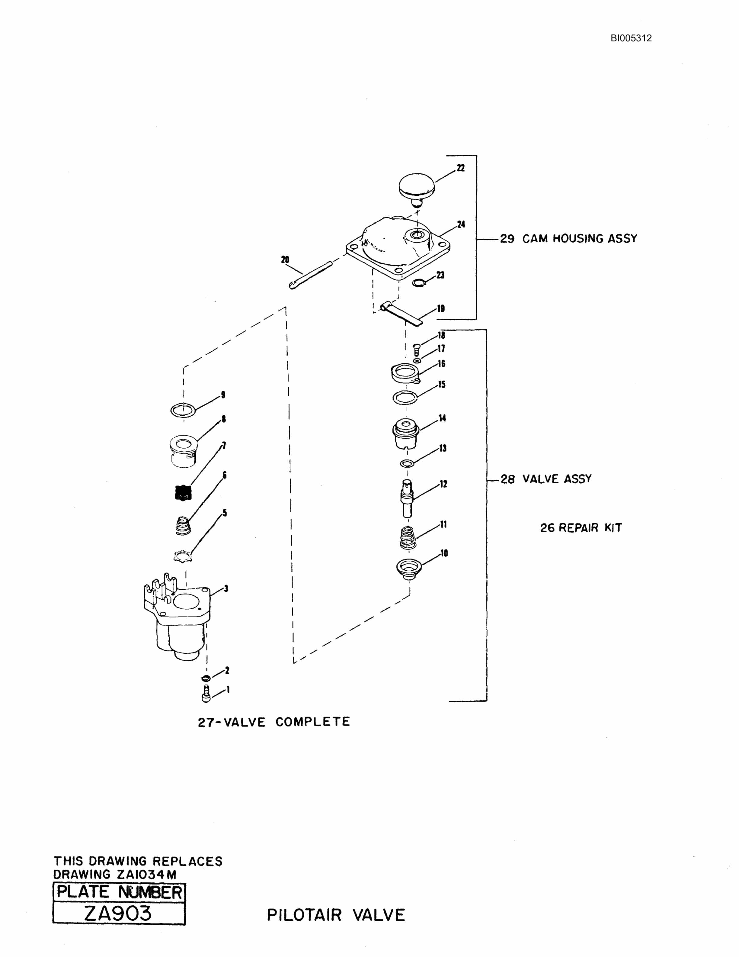 Bucyrus 60R Drill Parts Catalog BI005312-4