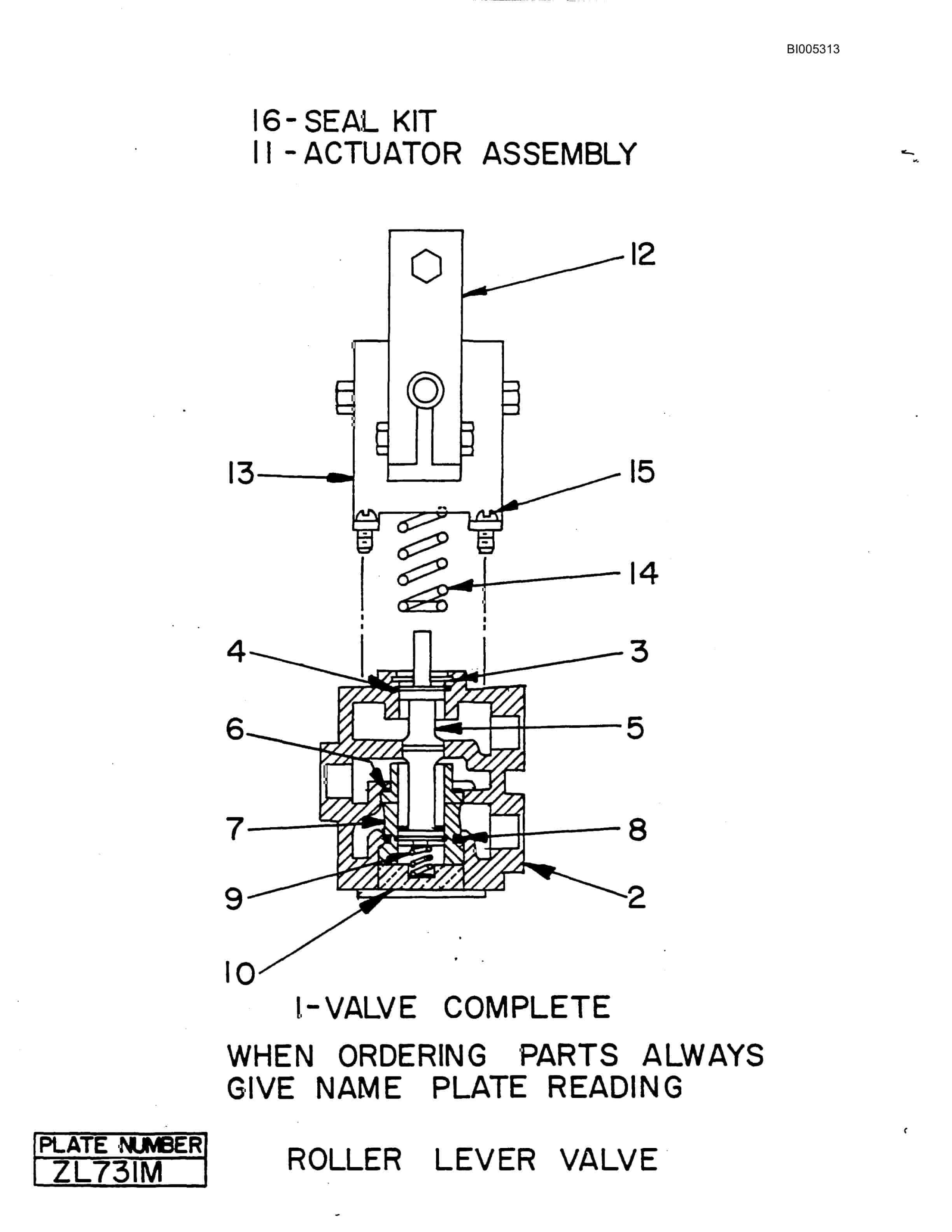 Bucyrus 60R Drill Parts Catalog BI005313-4