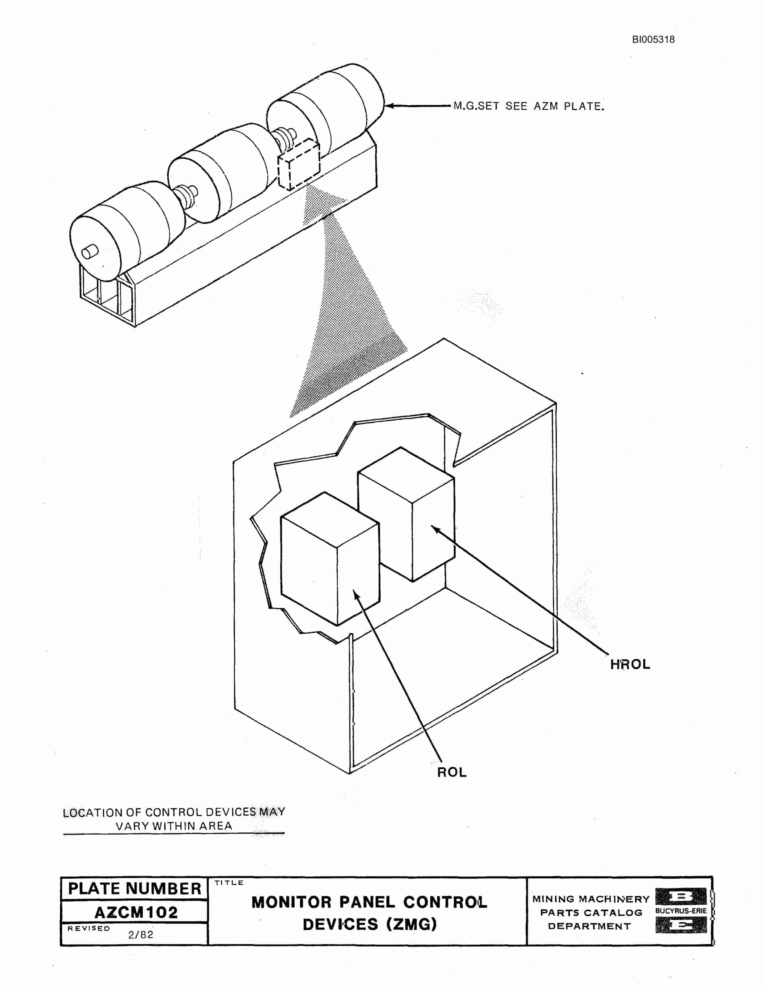 Bucyrus 60R Drill Parts Catalog BI005318-4