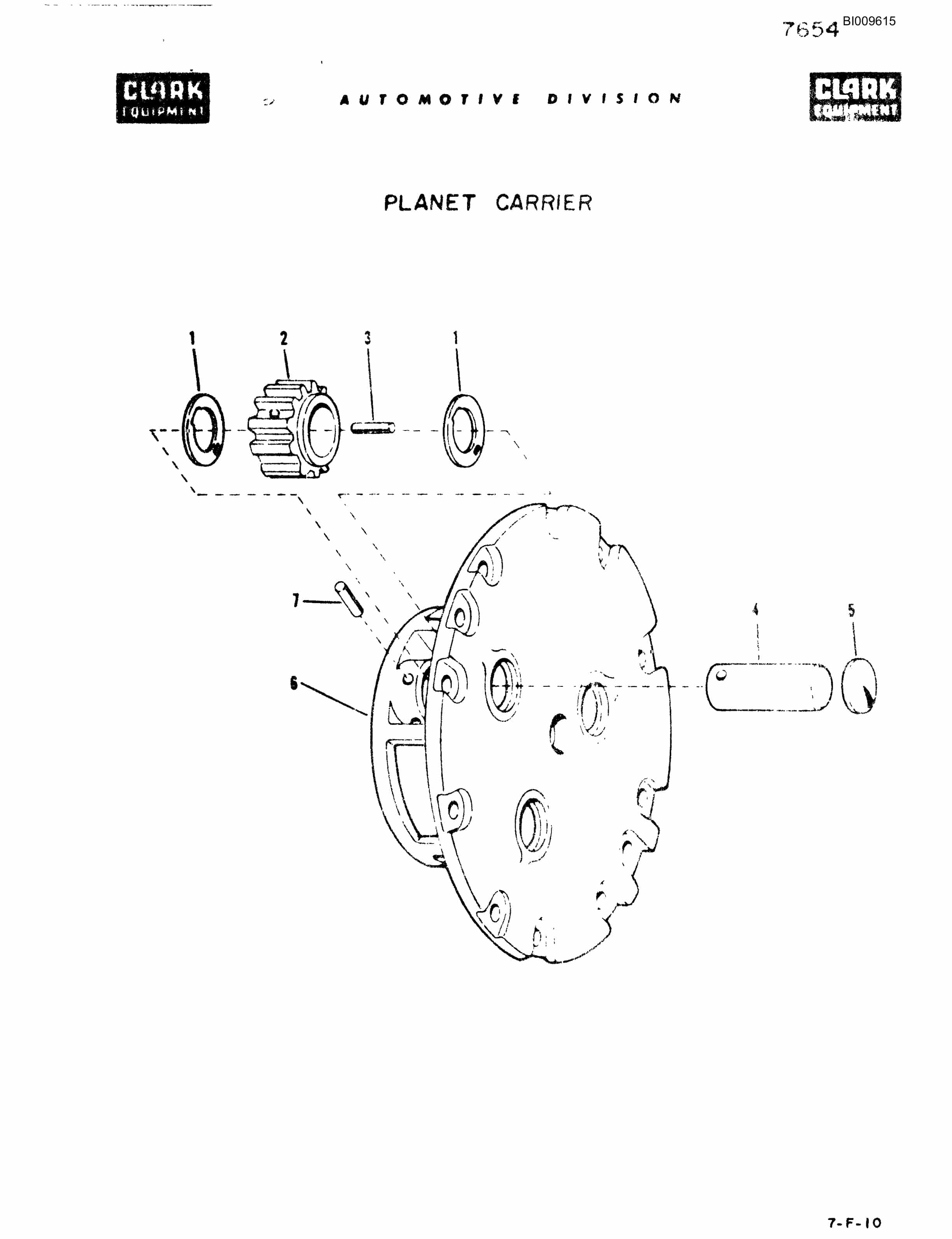 Bucyrus 640 DJC Articulated Drill Carrier Parts Catalog BI009615-5