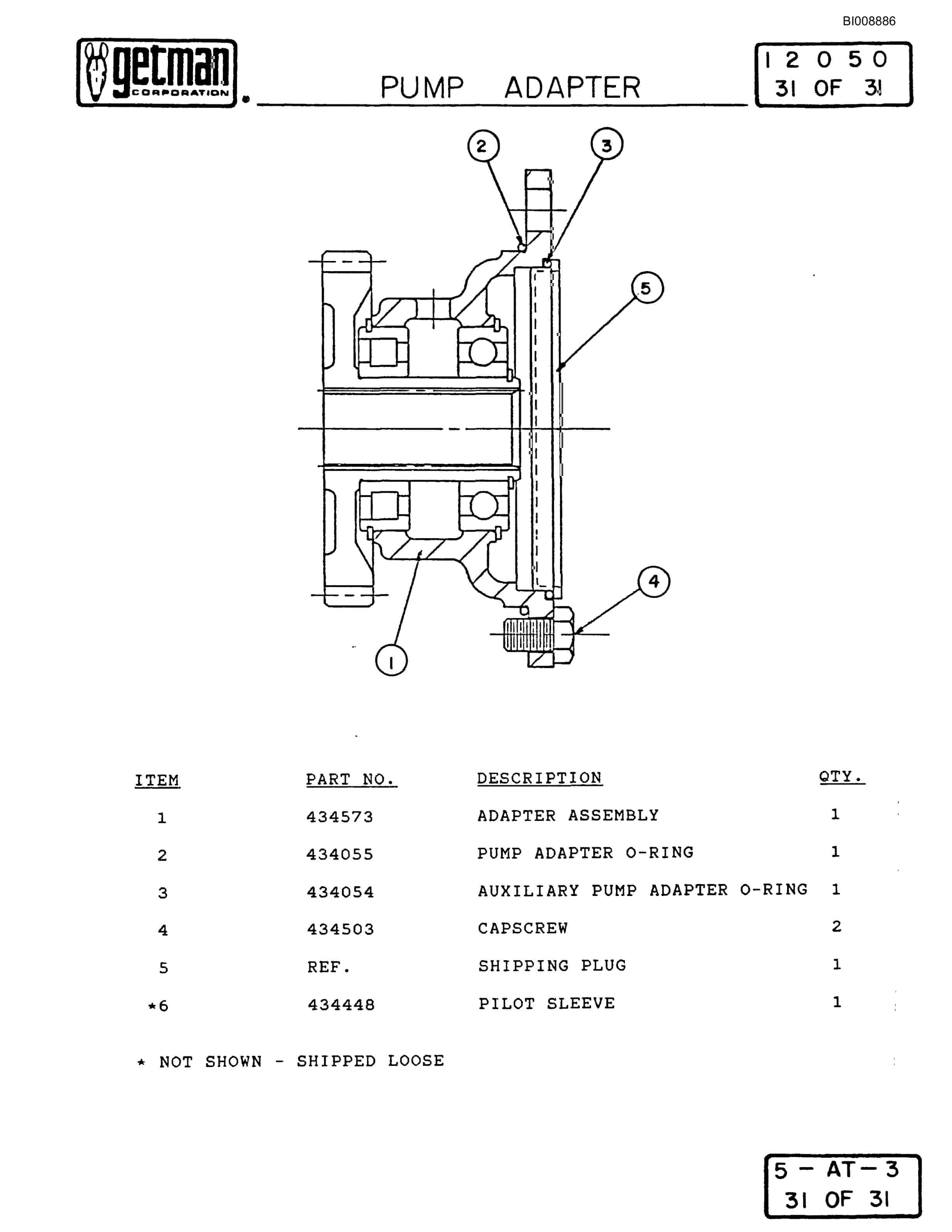 Bucyrus 640 DJC-GD Parts Catalog BI008886-4