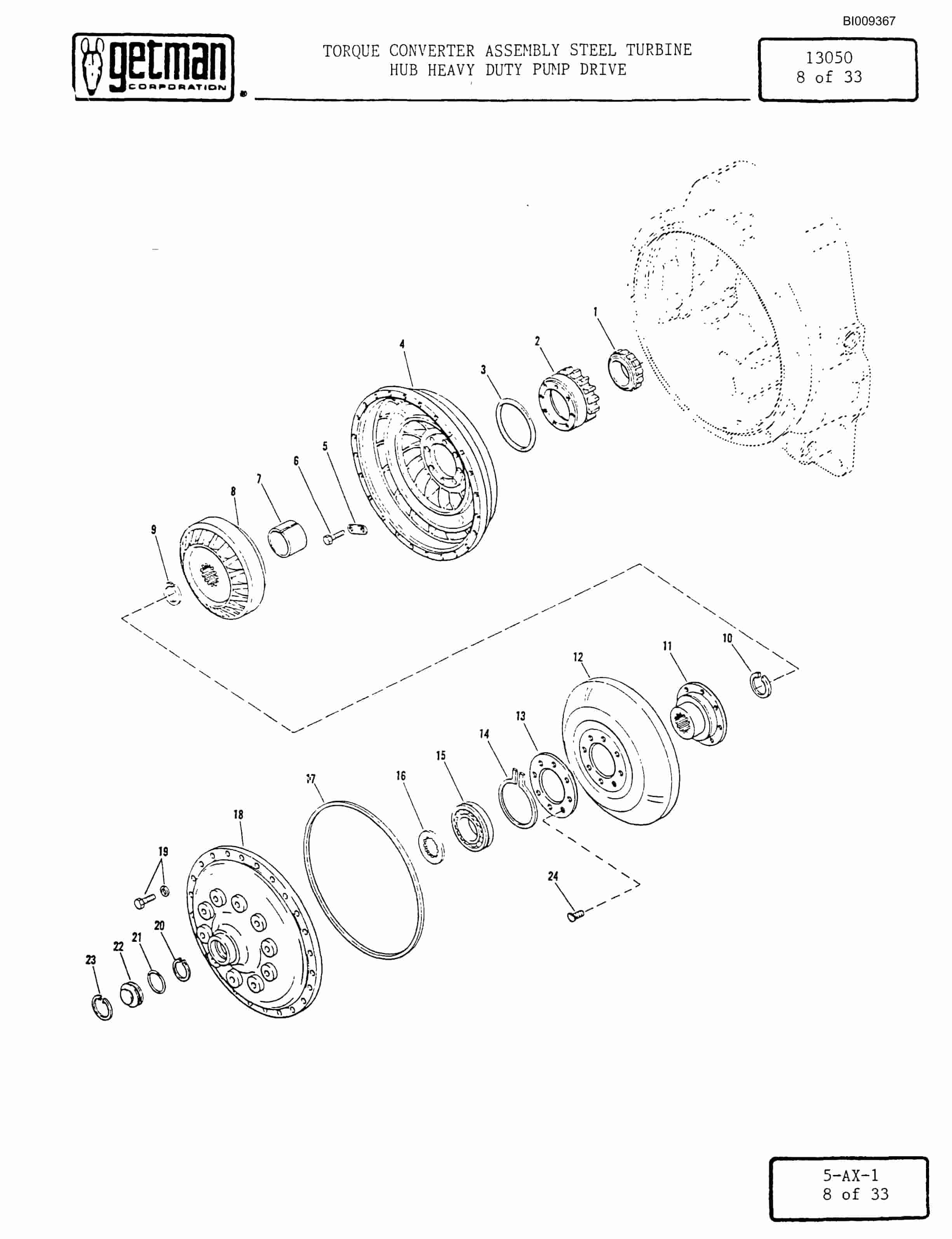 Bucyrus 640 DJC-GD Parts Catalog BI009367-2