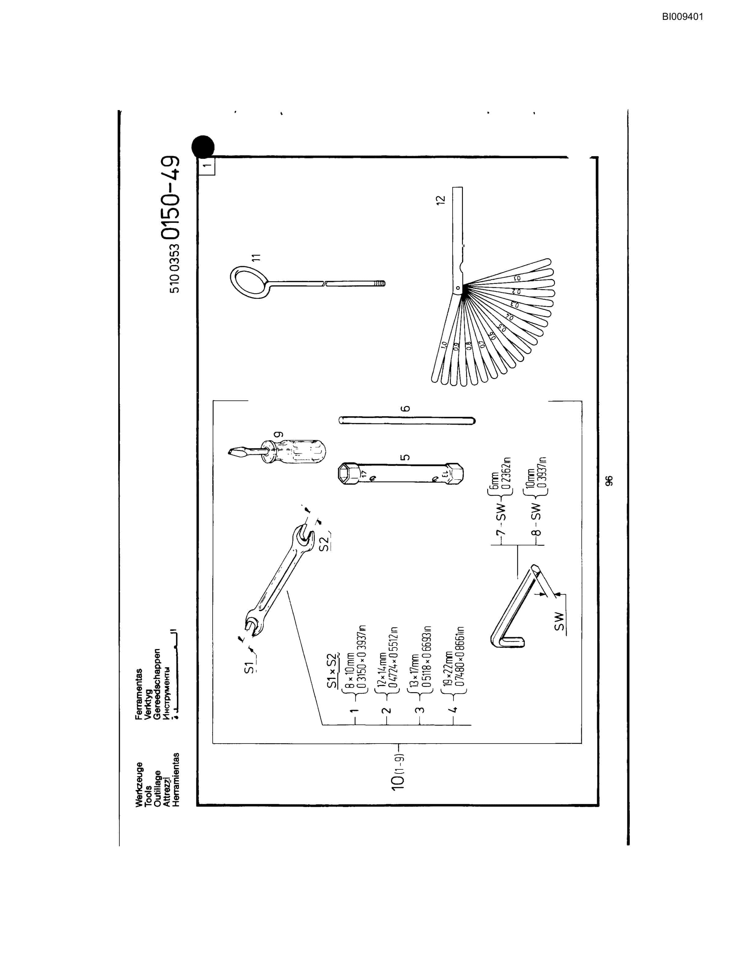 Bucyrus 640 DJC-GD Parts Catalog BI009401-2