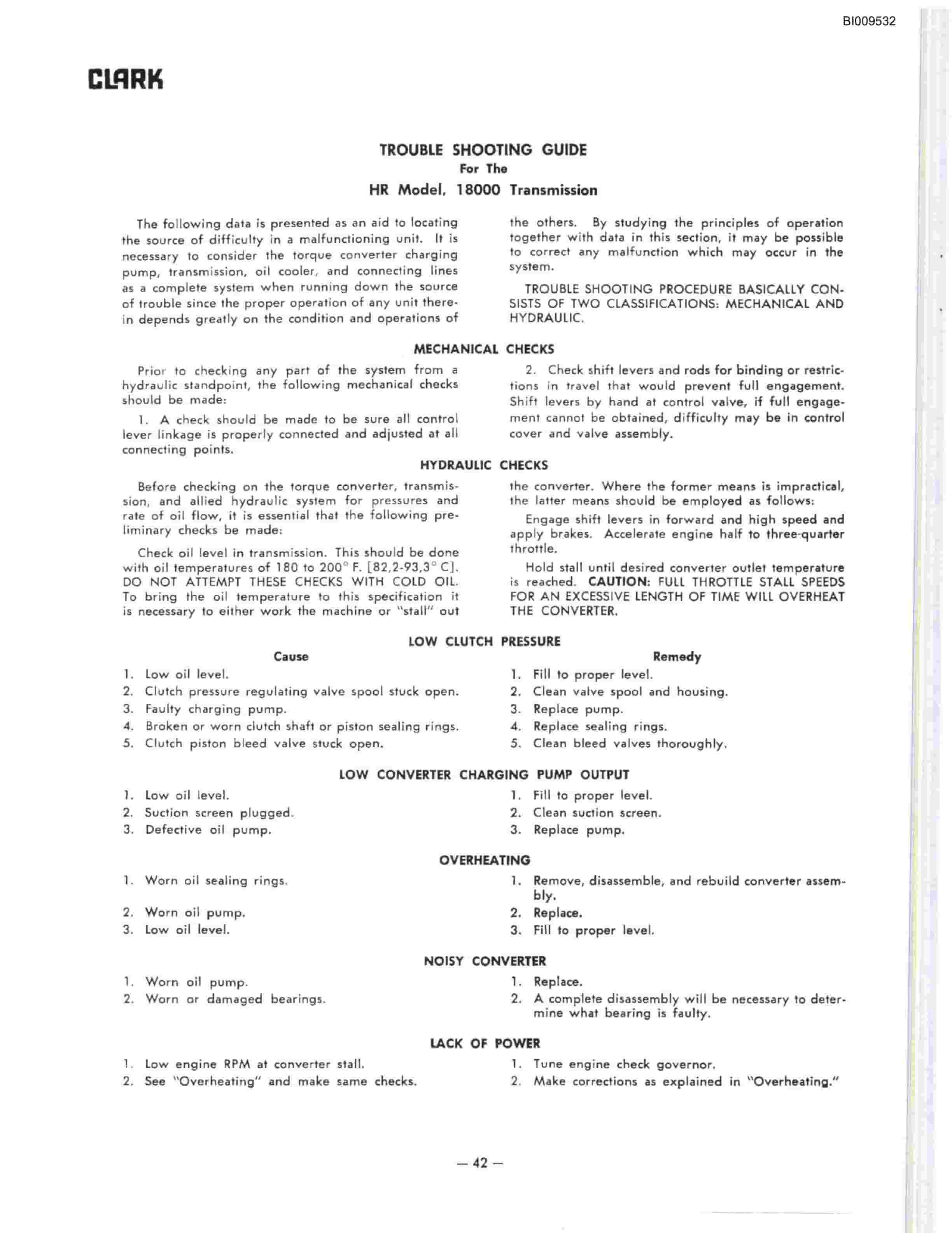 Bucyrus 640 DJC-GD Parts Catalog BI009532-3