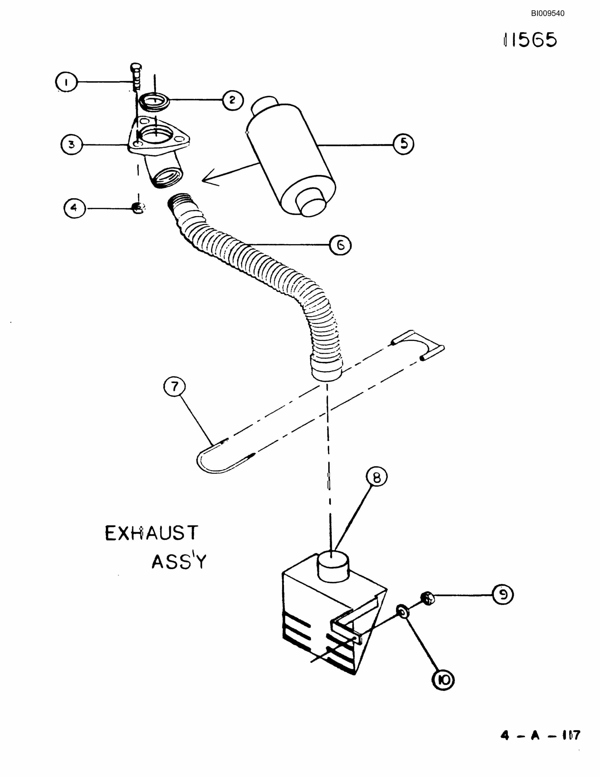 Bucyrus 640 DJC-GD Parts Catalog BI009540-2