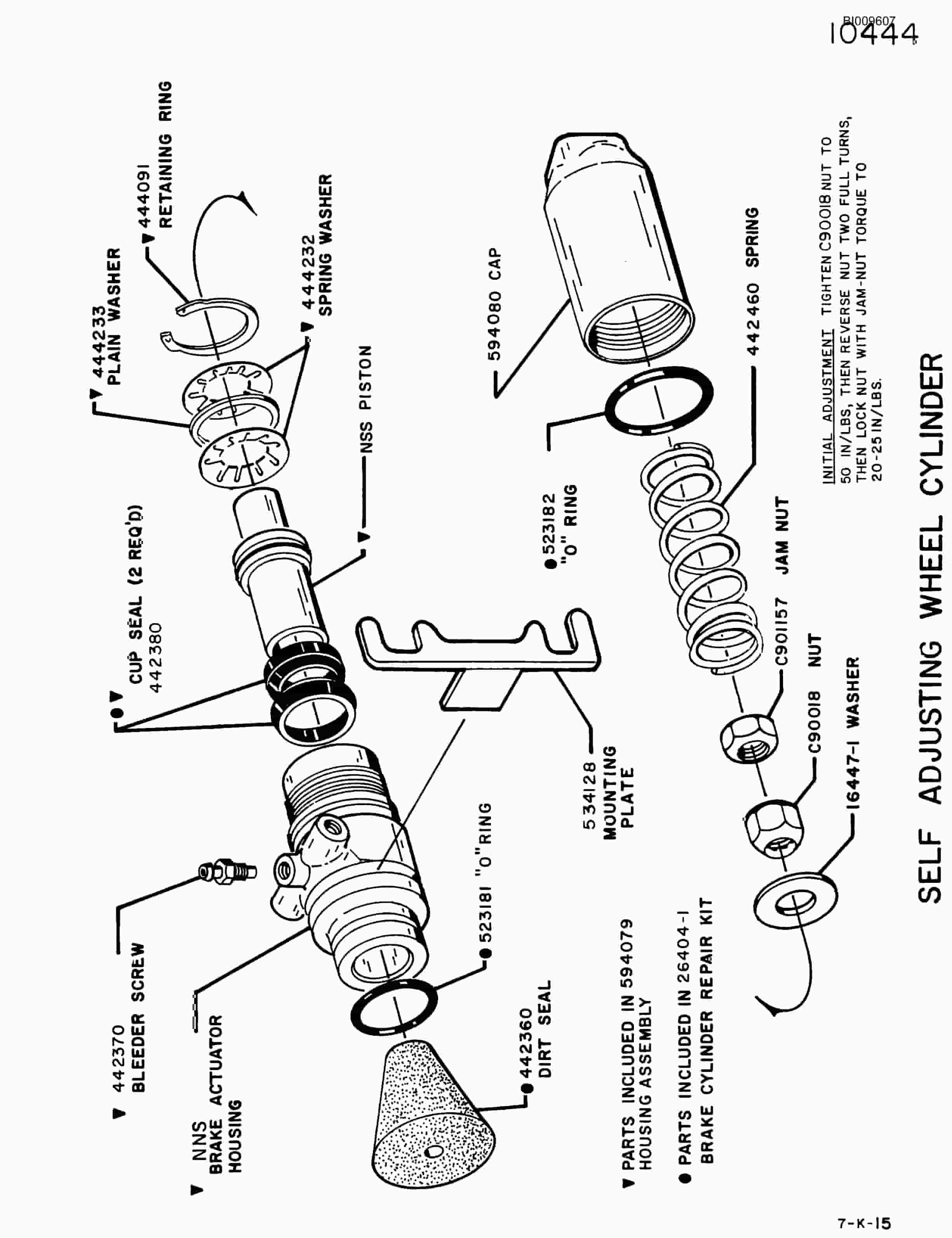Bucyrus 640 DJC-GD Parts Catalog BI009607-5