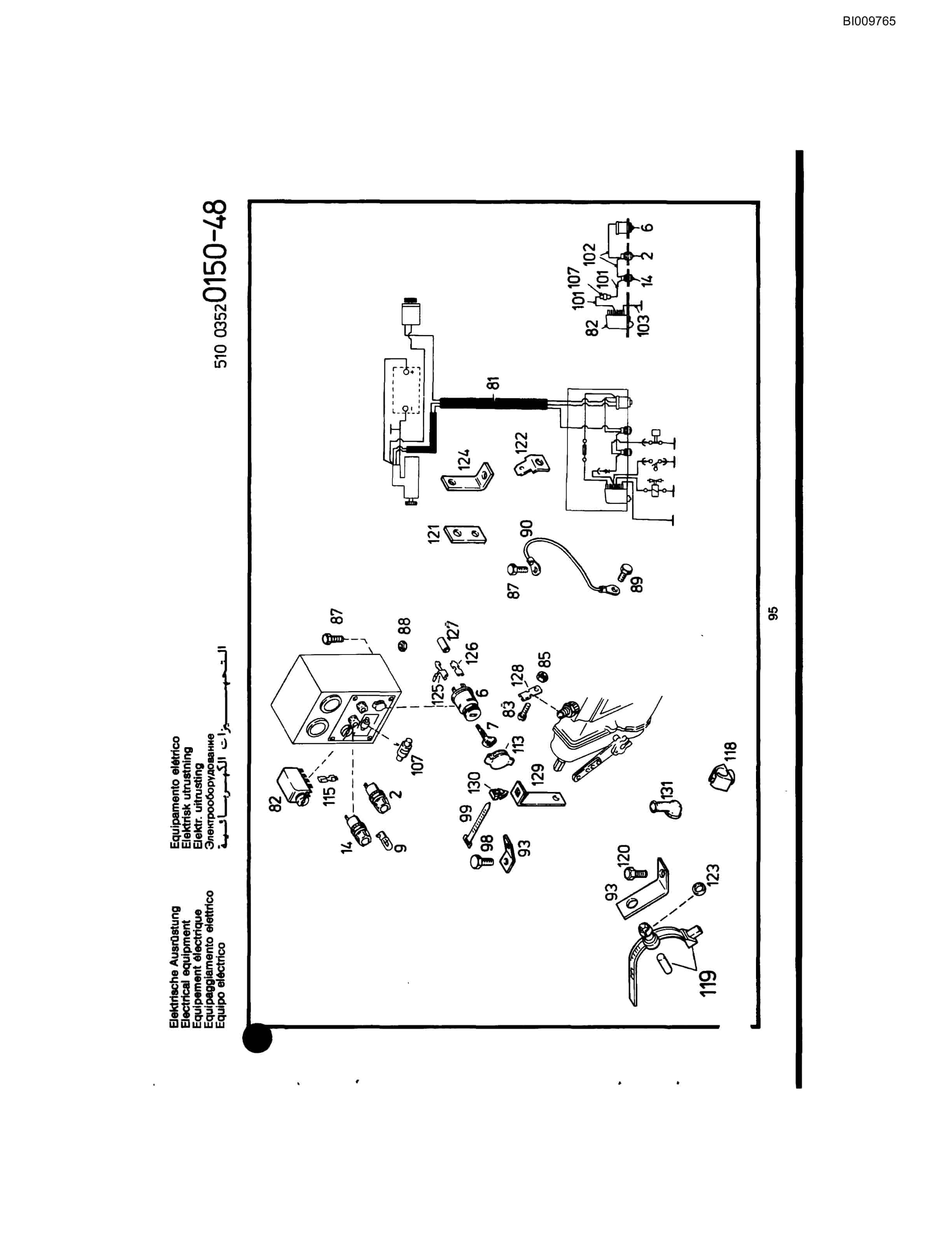 Bucyrus 640 DJC-GD Parts Catalog BI009765-2