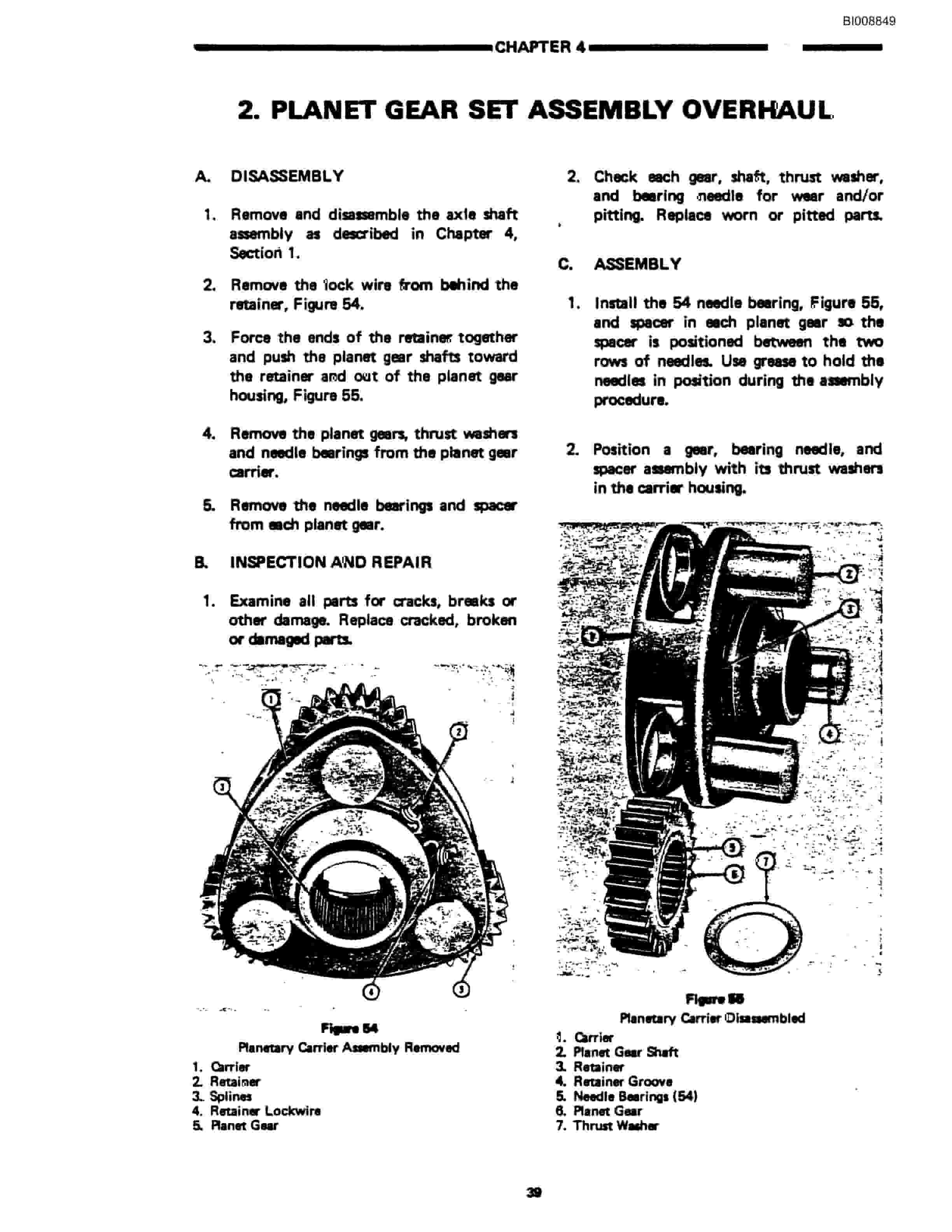 Bucyrus 640 DJC Parts Catalog BI008849-4