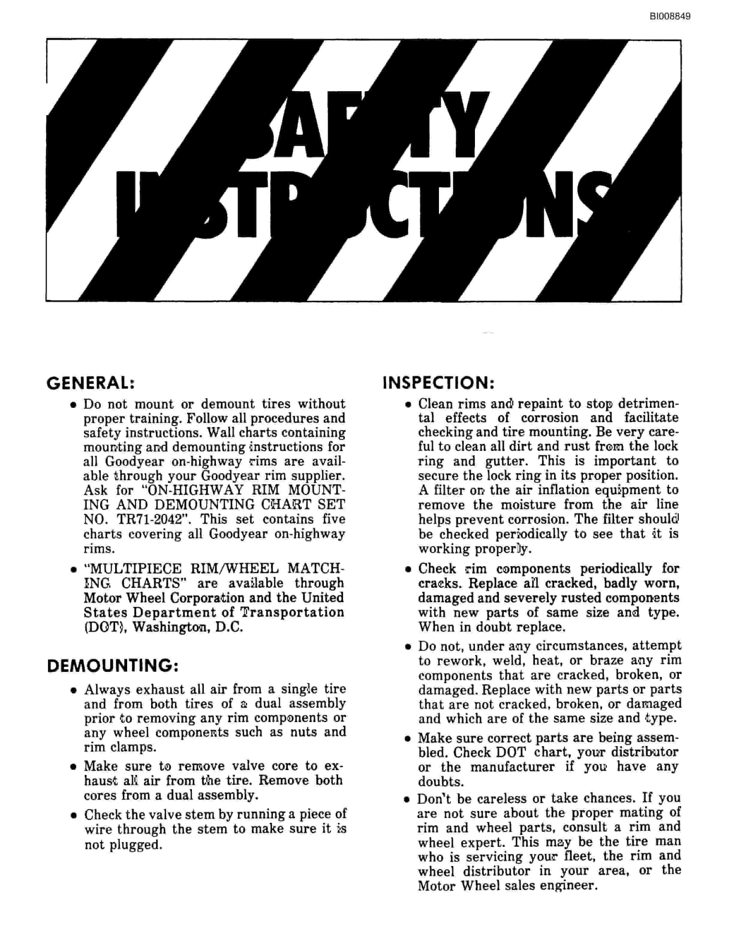 Bucyrus 640 DJC Parts Catalog BI008849-5