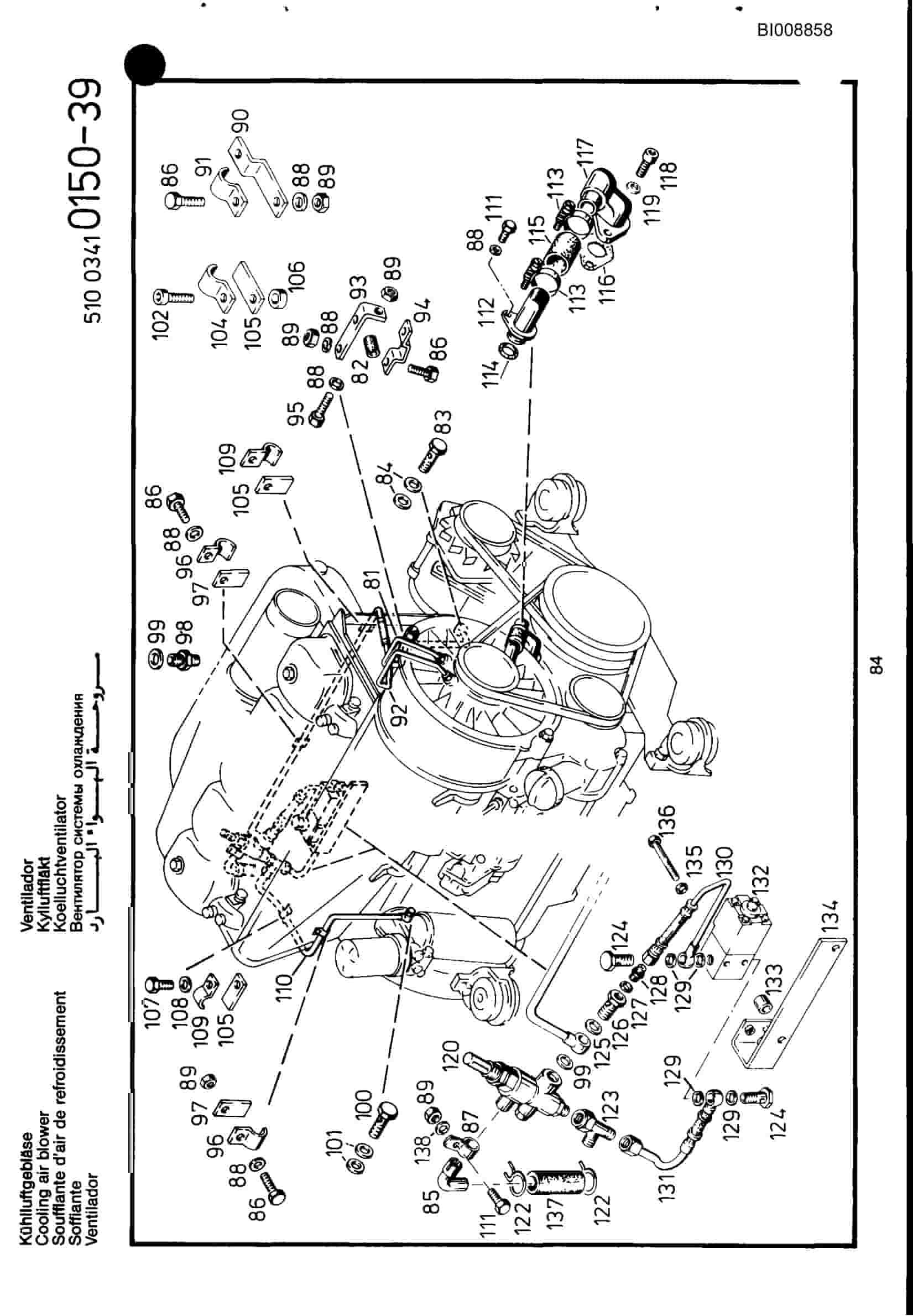 Bucyrus 640 DJC Parts Catalog BI008858-4