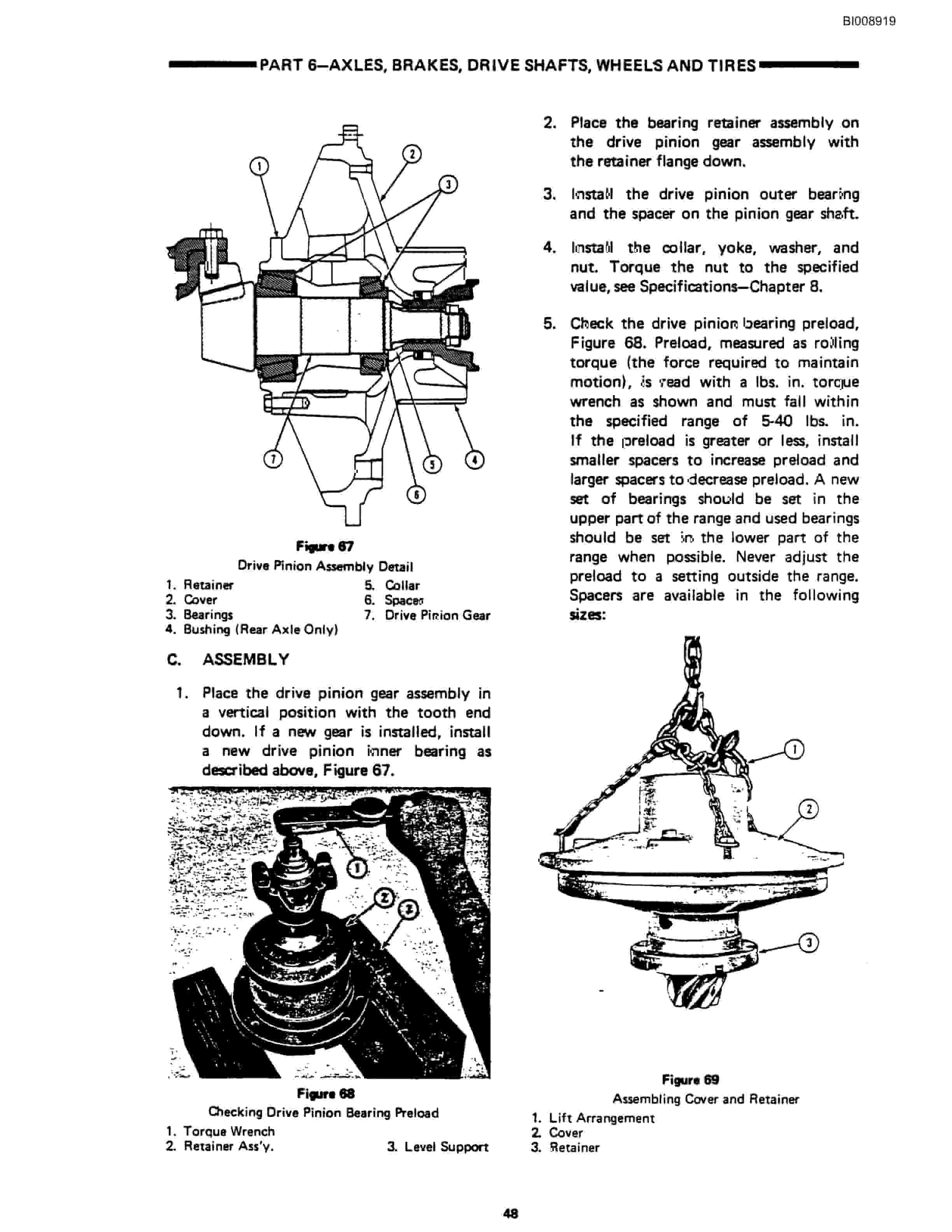 Bucyrus 640 DJC Parts Catalog BI008919-4