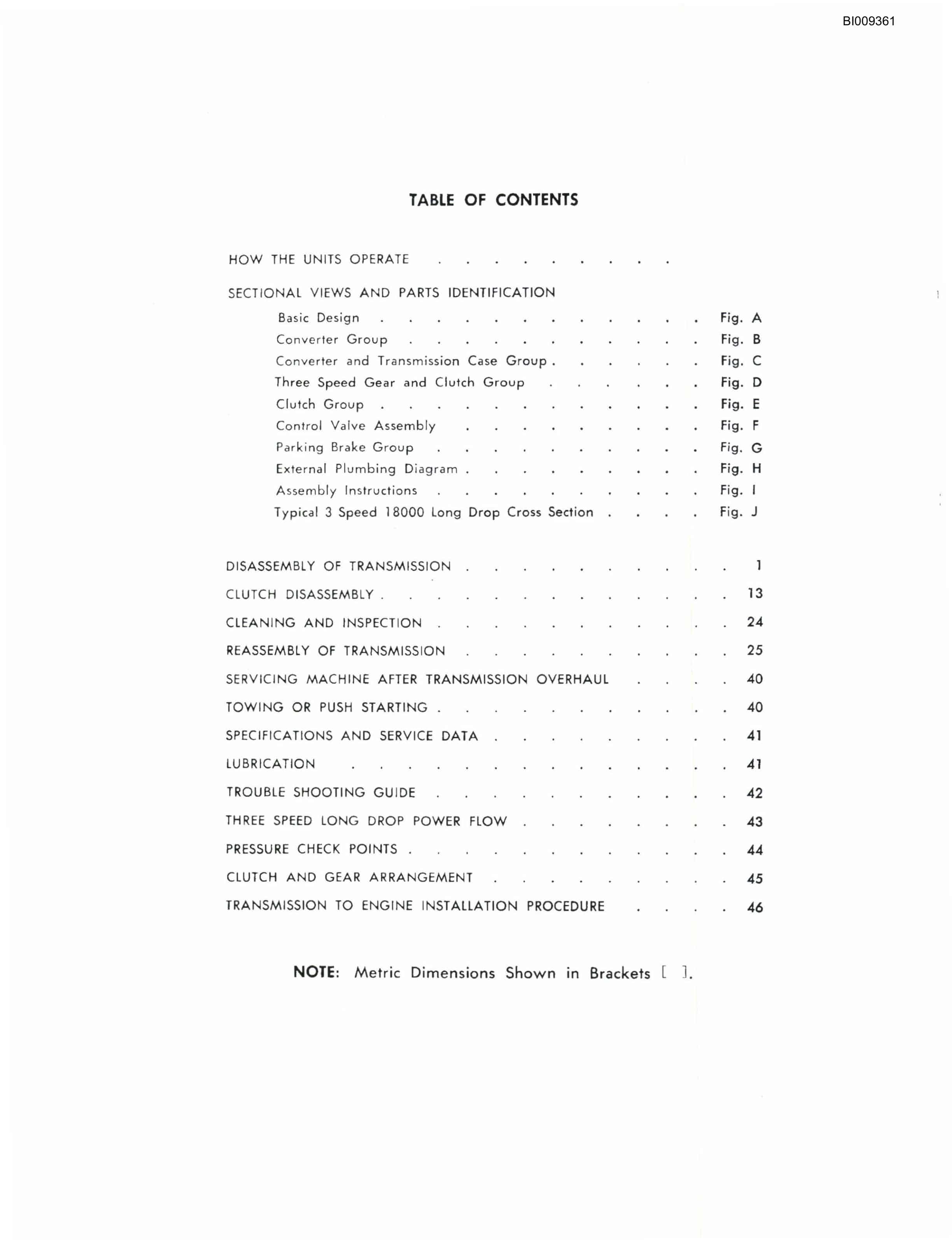 Bucyrus 640 DJC Parts Catalog BI009361-2