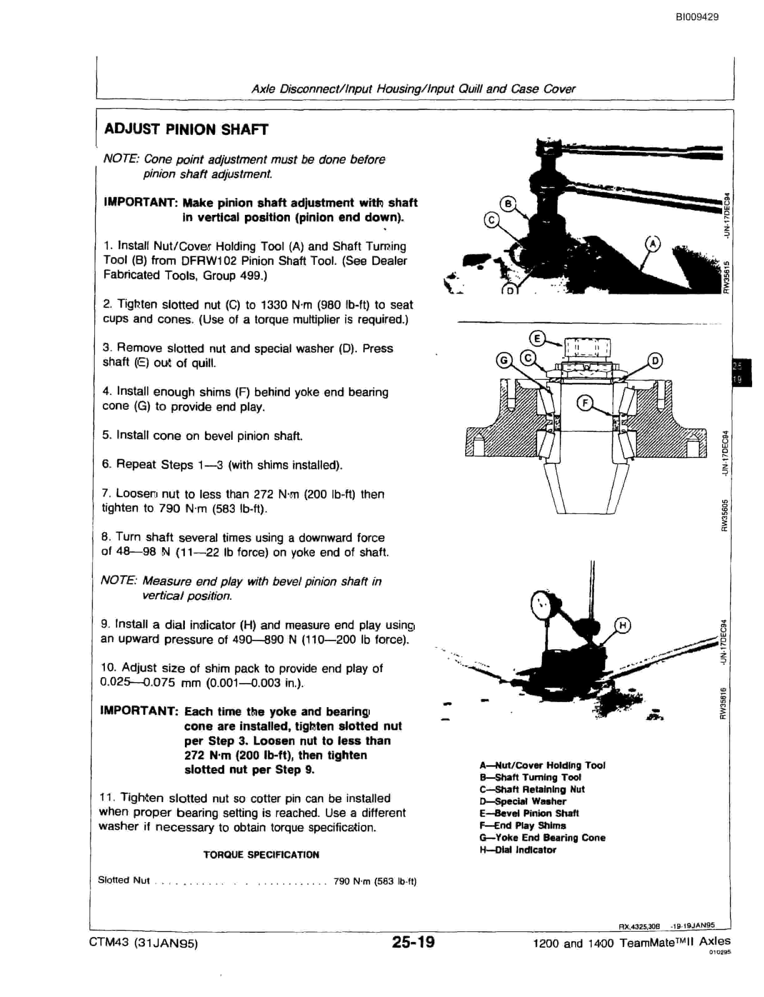 Bucyrus 640 DJC Parts Catalog BI009429-3