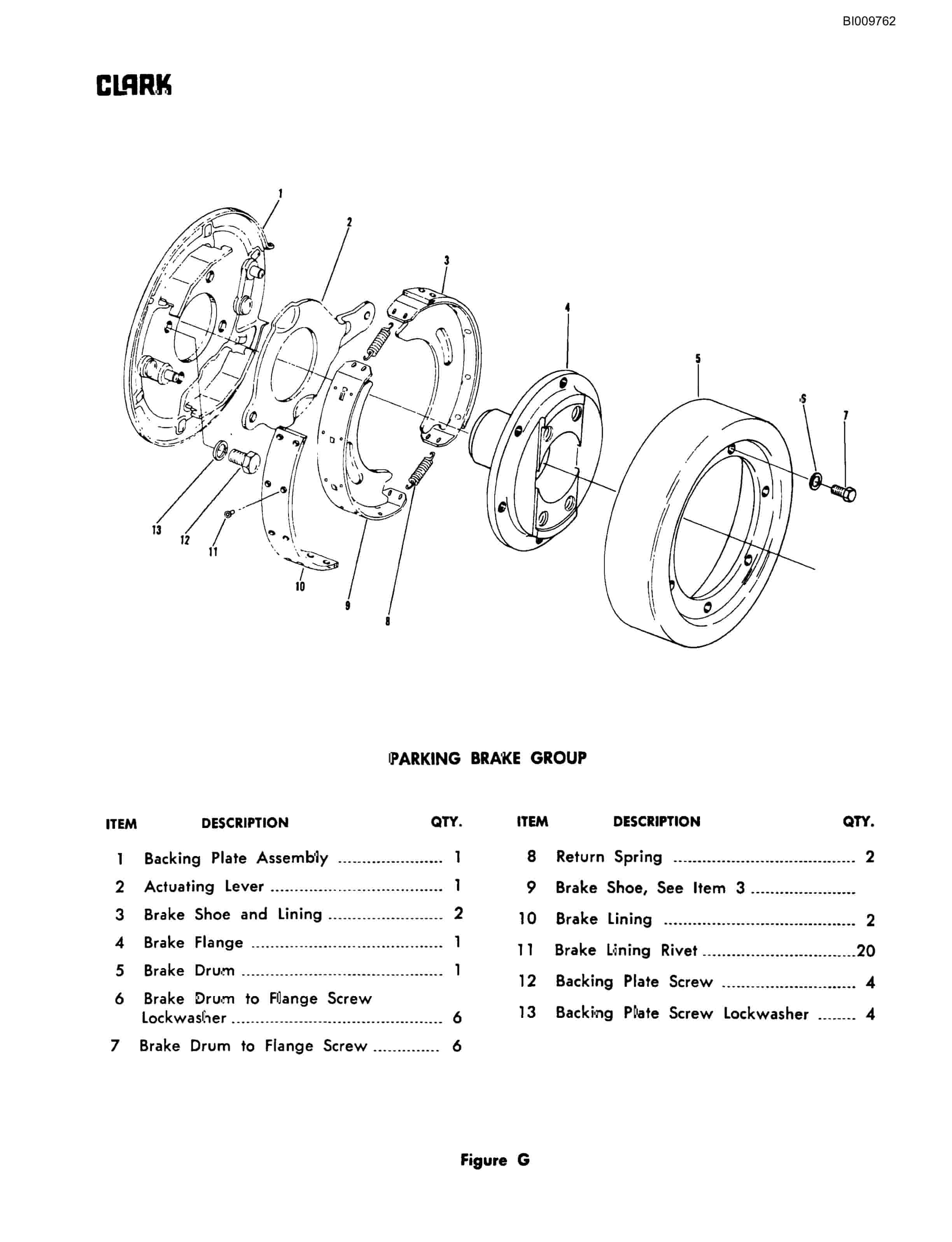 Bucyrus 640 DJC Parts Catalog BI009762-3