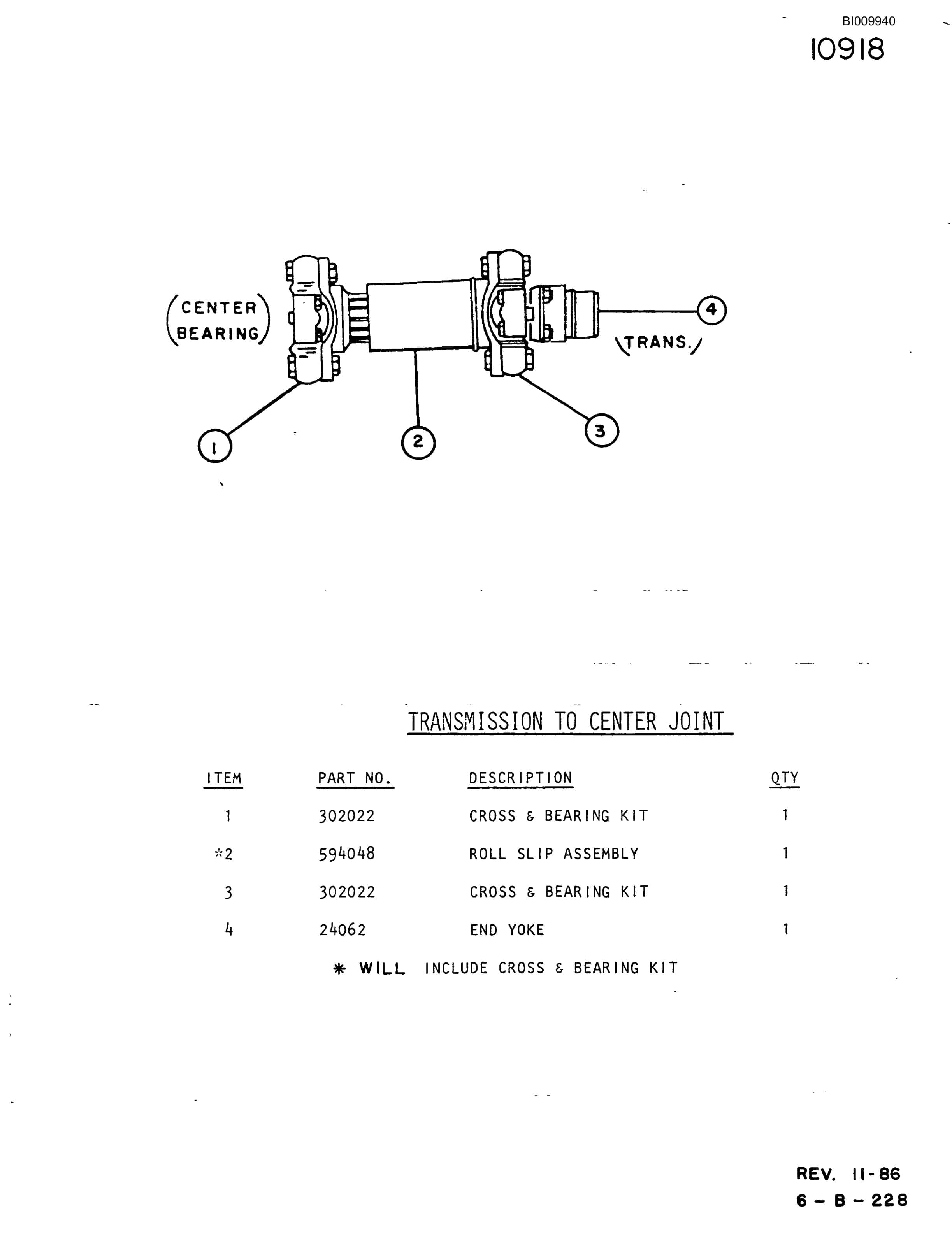 Bucyrus 640 DJC Parts Catalog BI009940-4