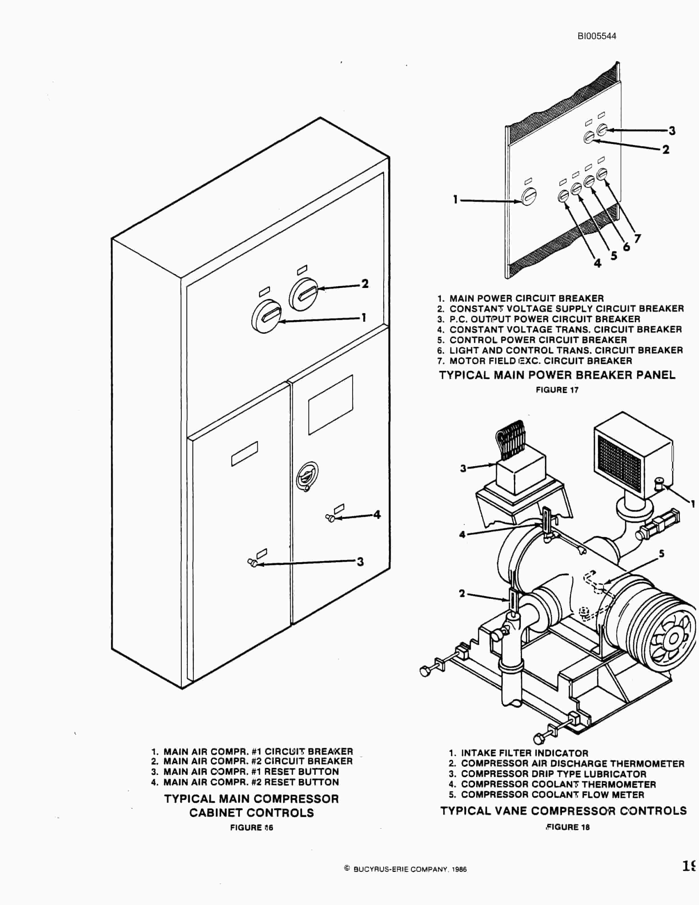 Bucyrus 65R, 67R Electric Blast Hole Drill Technical Manual BI005544-4