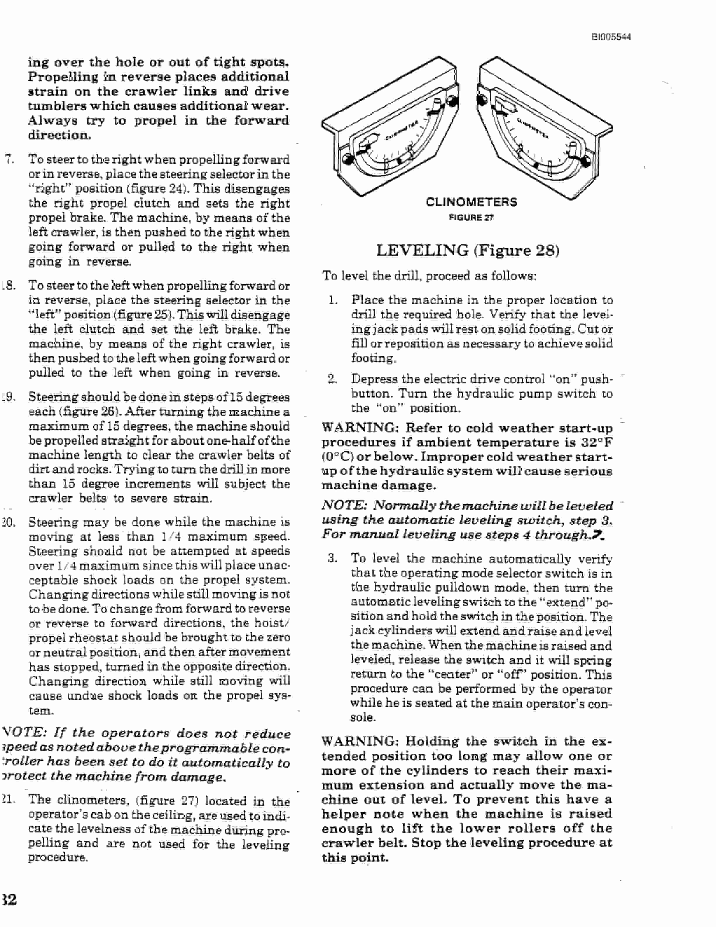 Bucyrus 65R, 67R Electric Blast Hole Drill Technical Manual BI005544-5