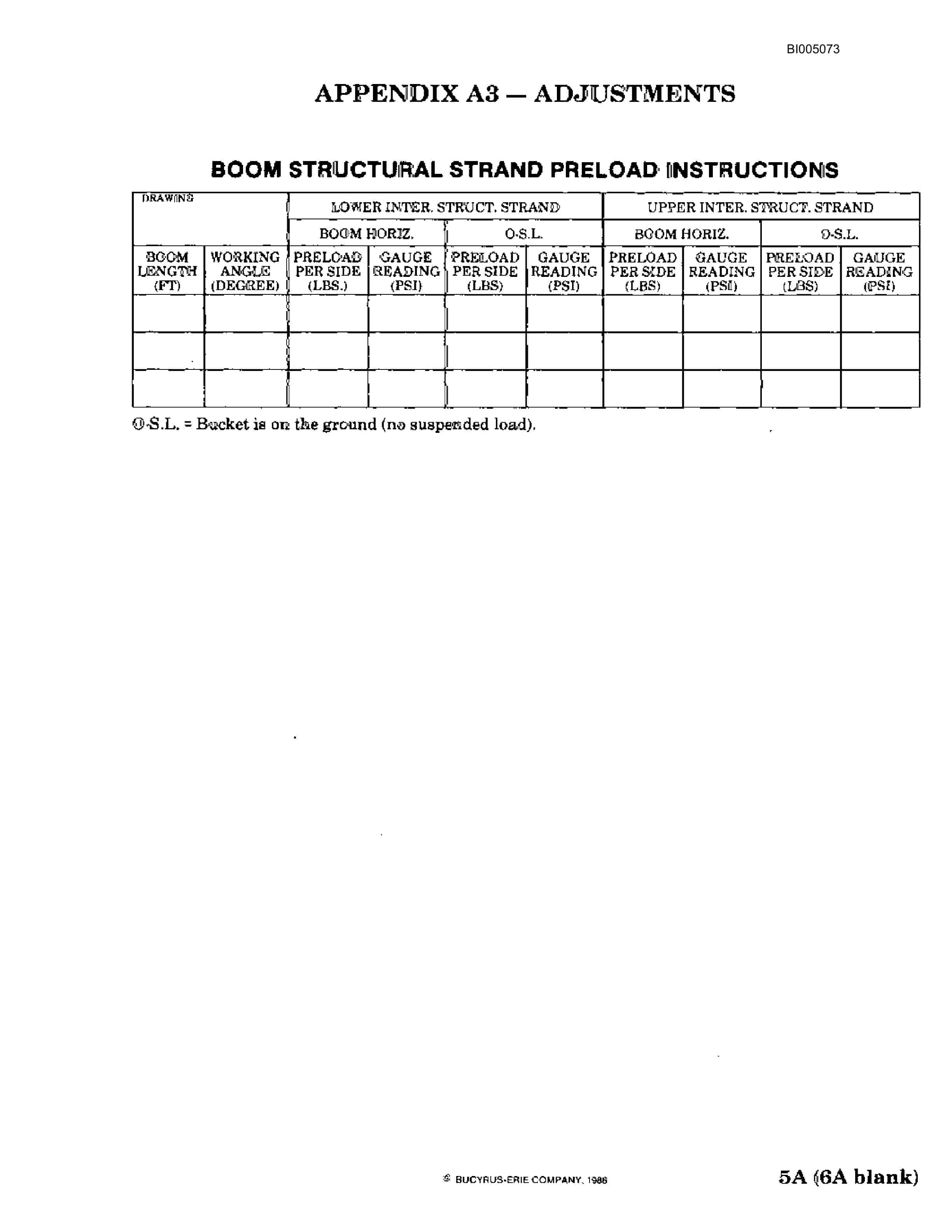 Bucyrus 680-W Walking Dragline Technical Manual BI005073-4
